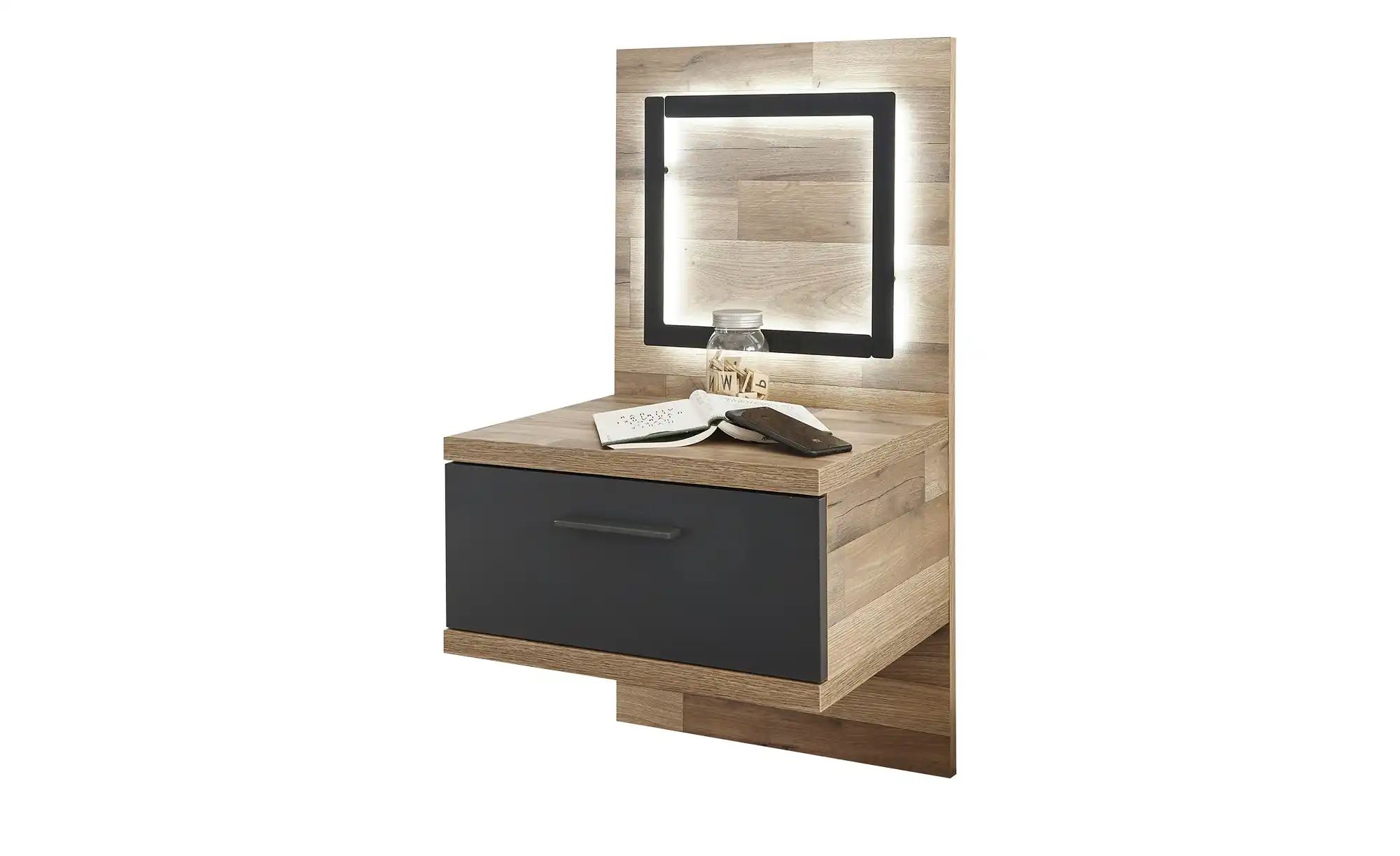 Nachtkommode  Dallas ¦ holzfarben ¦ Maße (cm): B: 50 H: 94 T: 40.0 Tische > günstig online kaufen