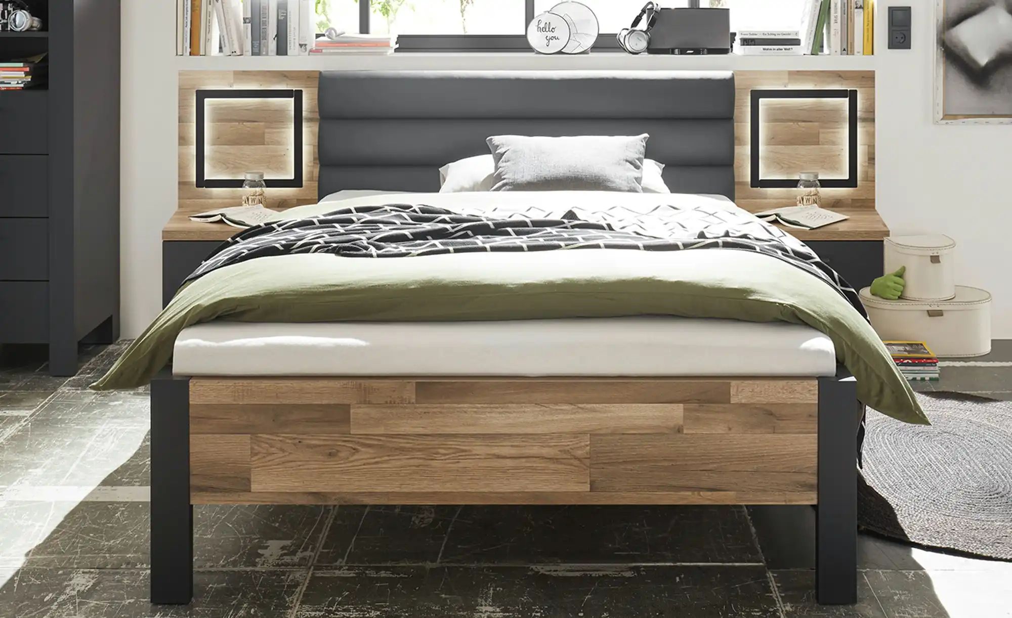 Nachtkommode  Dallas ¦ holzfarben ¦ Maße (cm): B: 50 H: 94 T: 40.0 Tische > günstig online kaufen