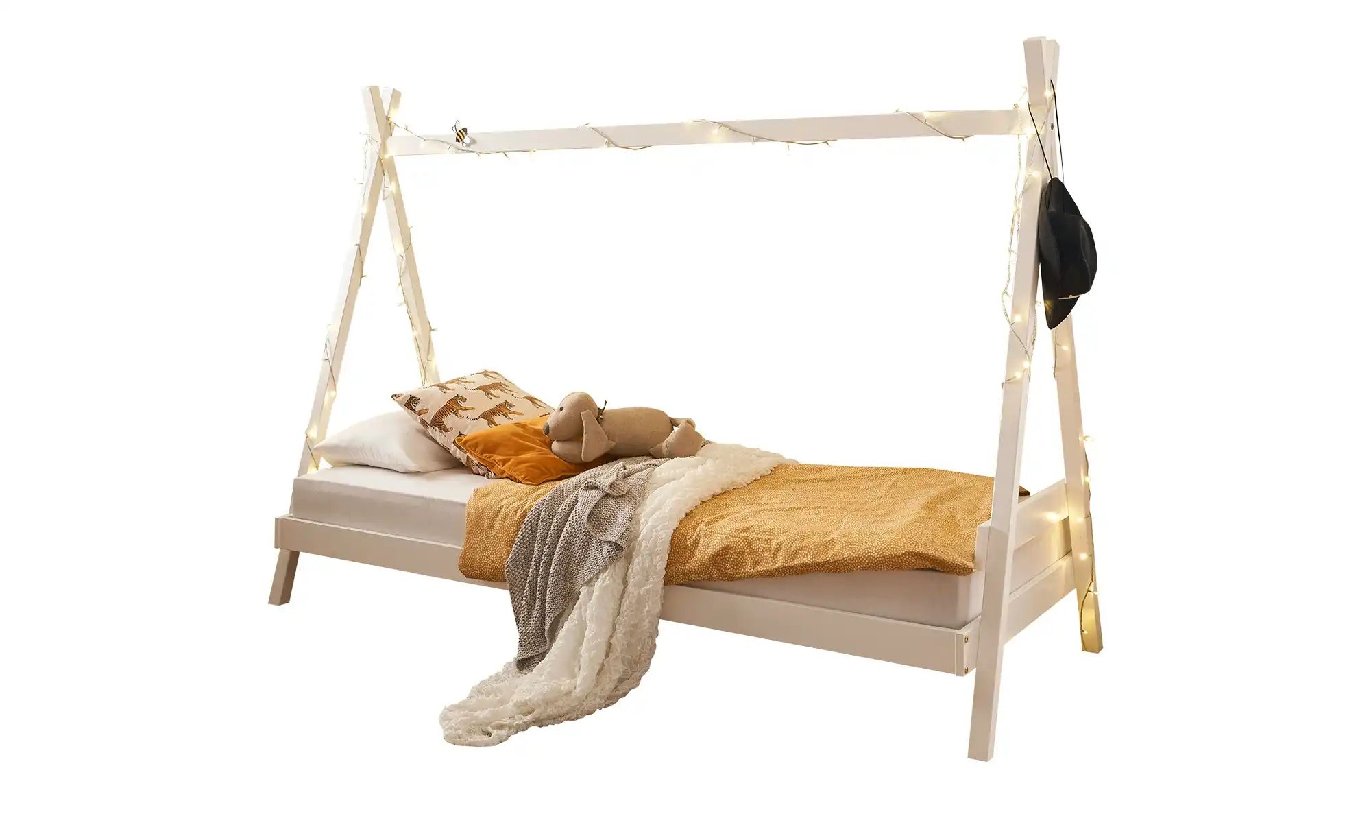 Zeltbett  Sora ¦ weiß ¦ Maße (cm): B: 95 H: 213 Betten > Bettgestelle - Höf günstig online kaufen