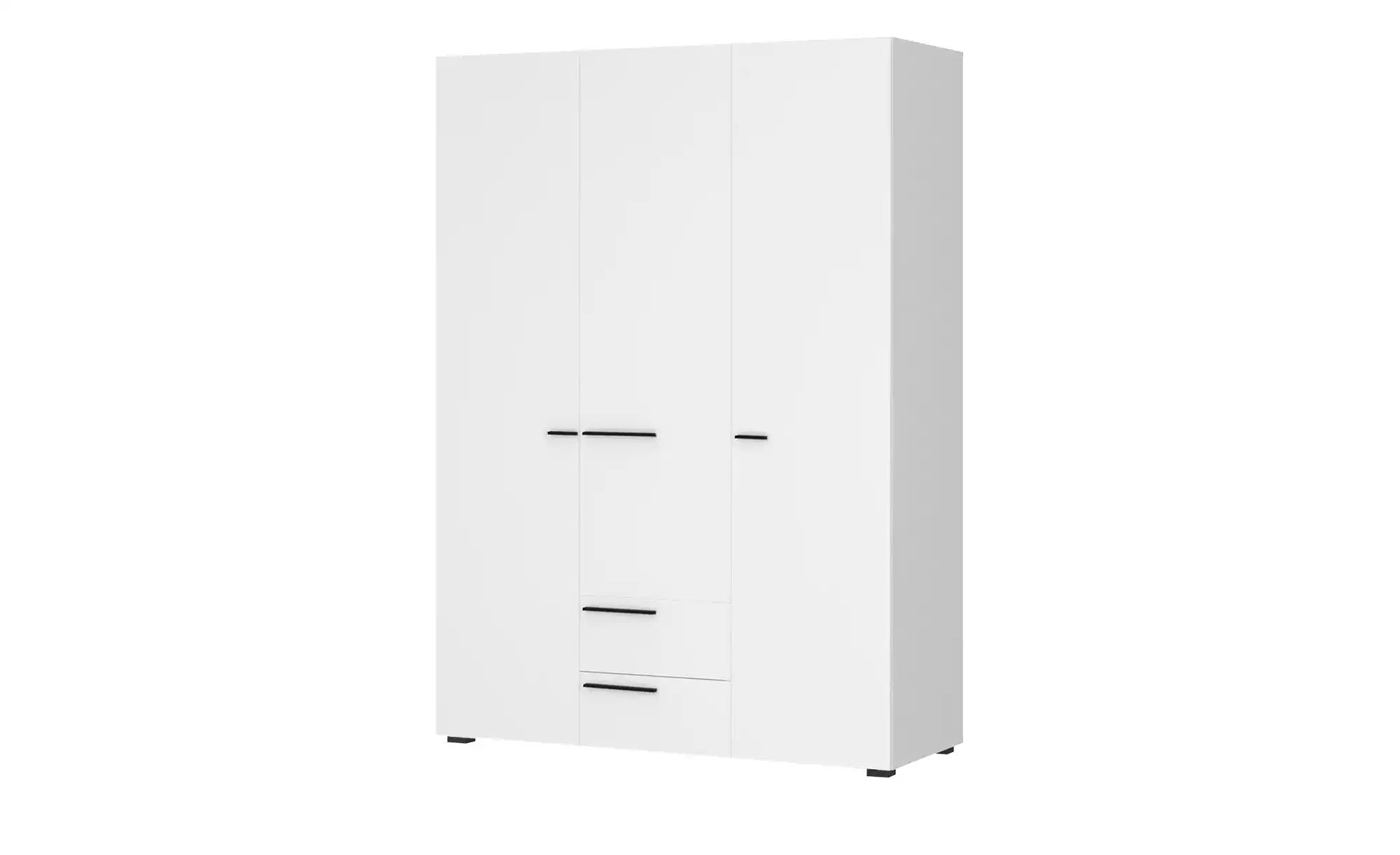 Drehtürenschrank  Marlow ¦ weiß ¦ Maße (cm): B: 135 H: 194,9 T: 59,6 Schrän günstig online kaufen