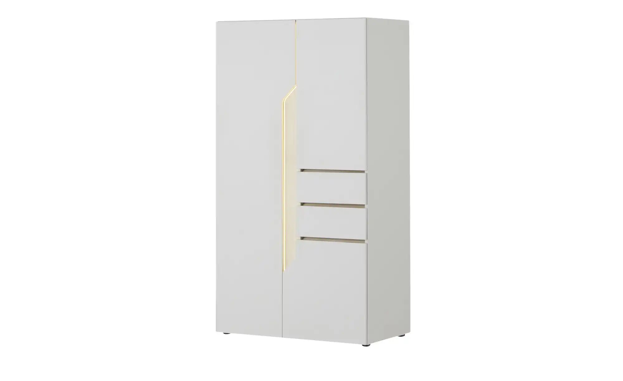 Kleiderschrank  ZE+ ¦ grau ¦ Maße (cm): B: 110 H: 202 T: 61.0 Schränke > Kl günstig online kaufen
