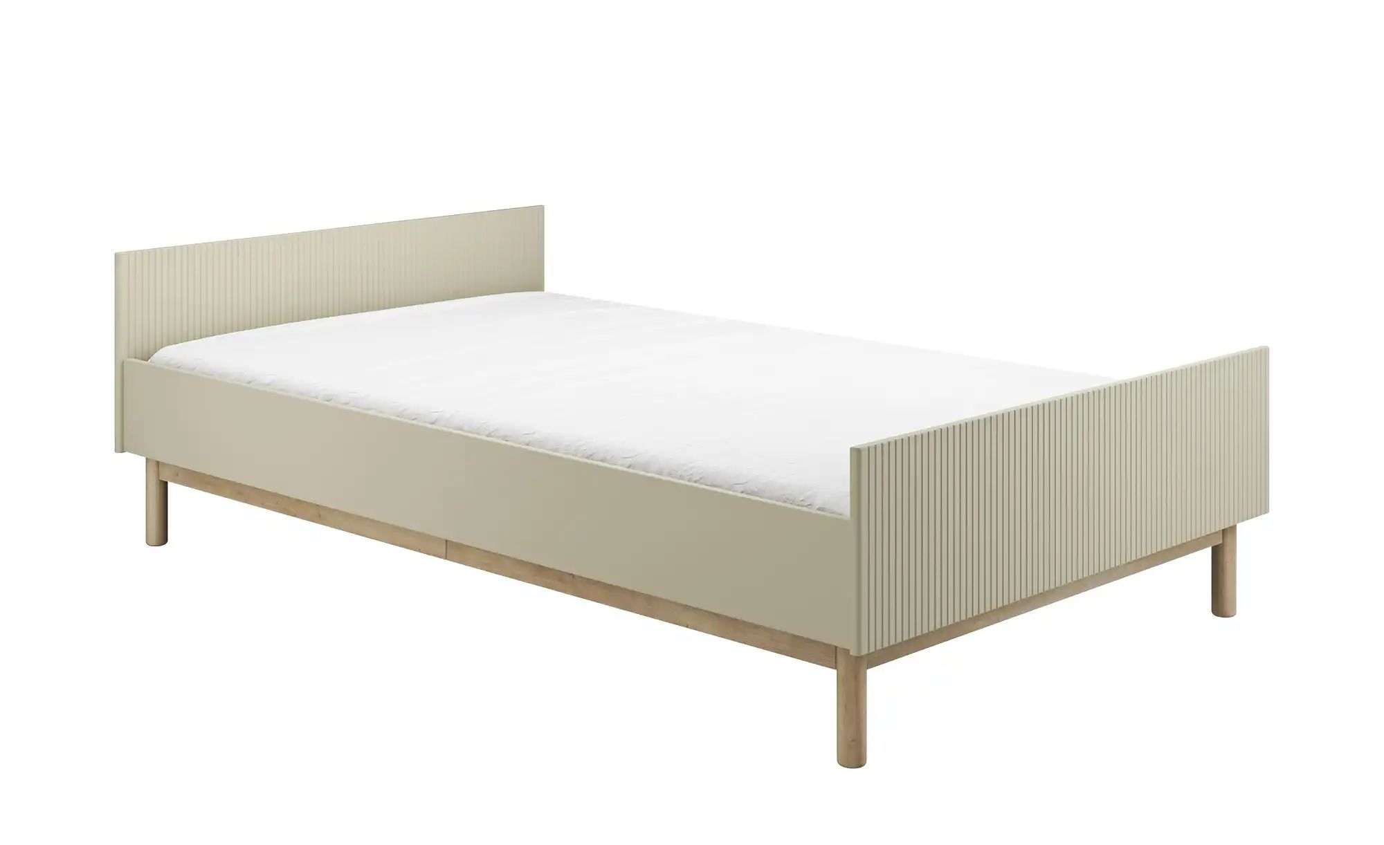 Bett  Miloo ¦ beige ¦ Maße (cm): B: 126 H: 62,7 Kindermöbel > Kinderbetten günstig online kaufen