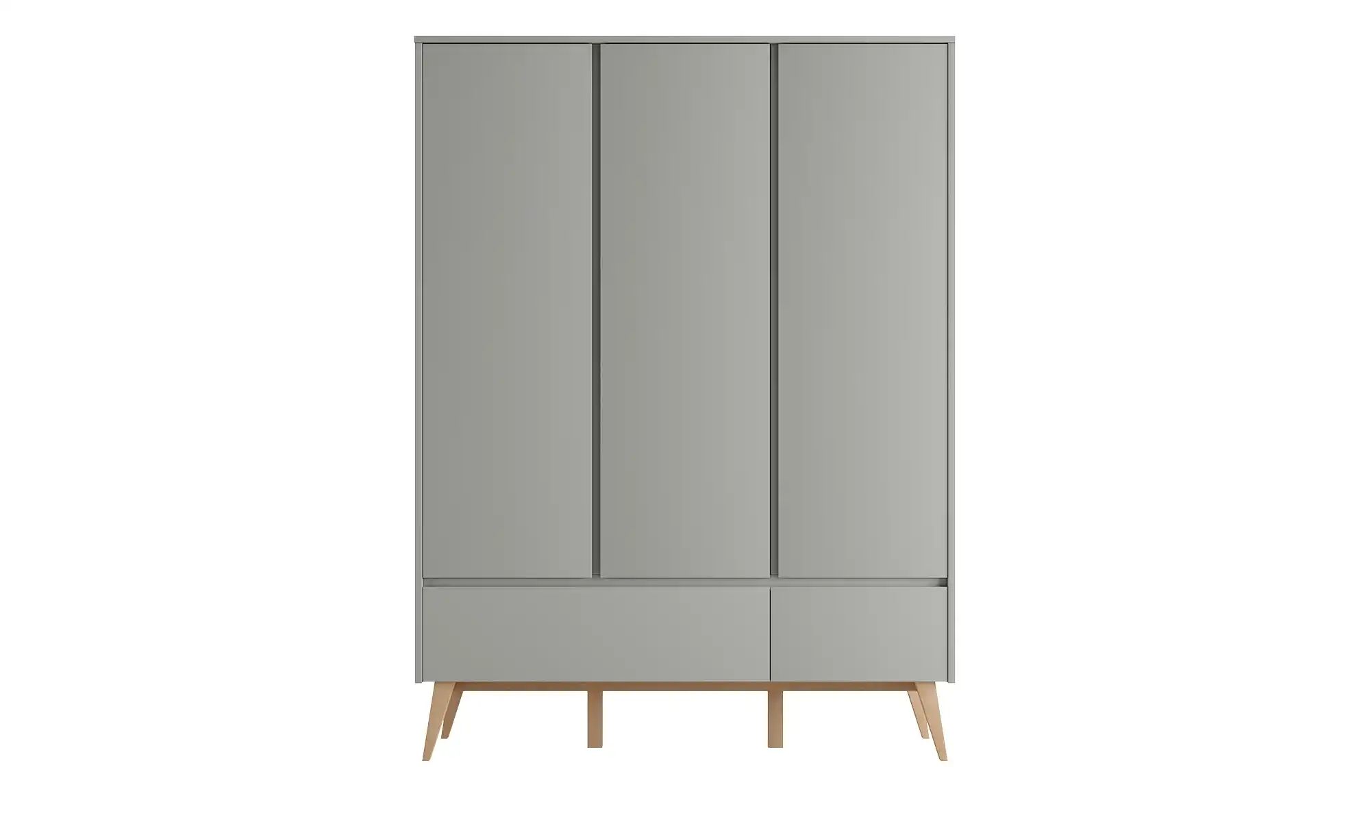 Kleiderschrank  Swing ¦ grau ¦ Maße (cm): B: 152 H: 199,5 T: 52,5 Baby > Ba günstig online kaufen