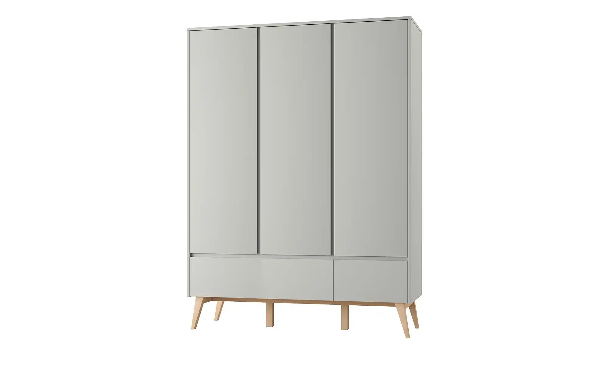 Kleiderschrank  Swing ¦ grau ¦ Maße (cm): B: 152 H: 199,5 T: 52,5 Baby > Ba günstig online kaufen