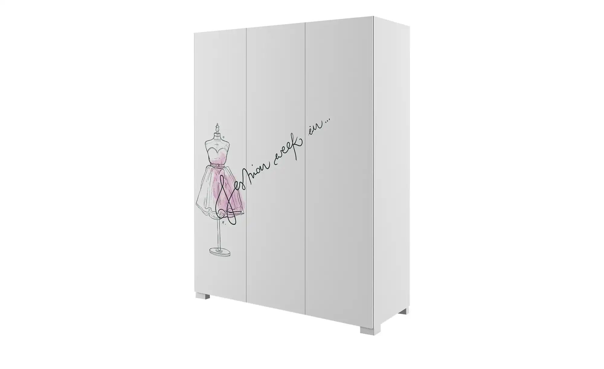 Kleiderschrank  Fashion Pink ¦ weiß ¦ Maße (cm): B: 150 H: 200 Schränke > K günstig online kaufen