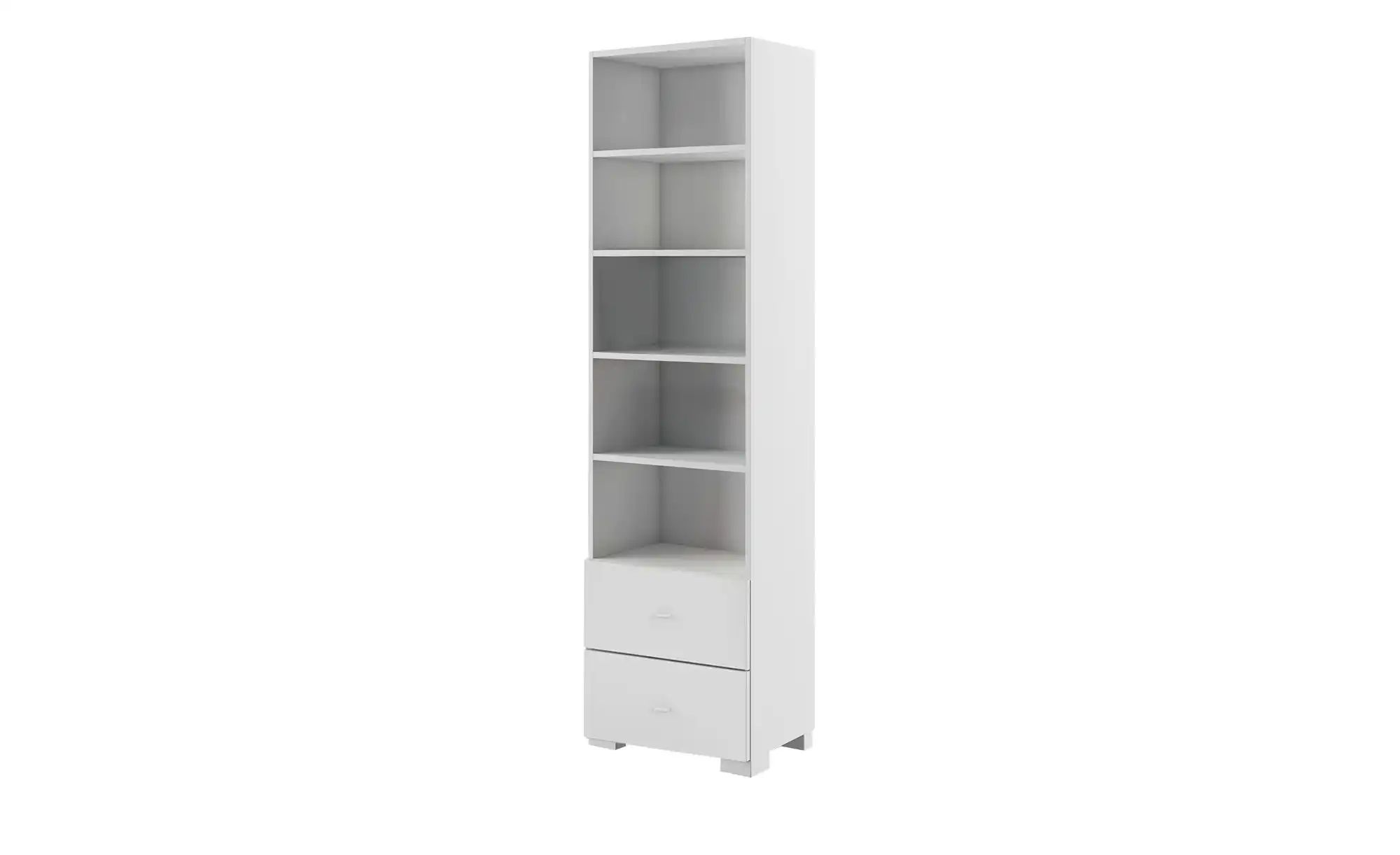 Regal  Uni White ¦ weiß ¦ Maße (cm): B: 55 H: 200 Regale > Standregale - Hö günstig online kaufen