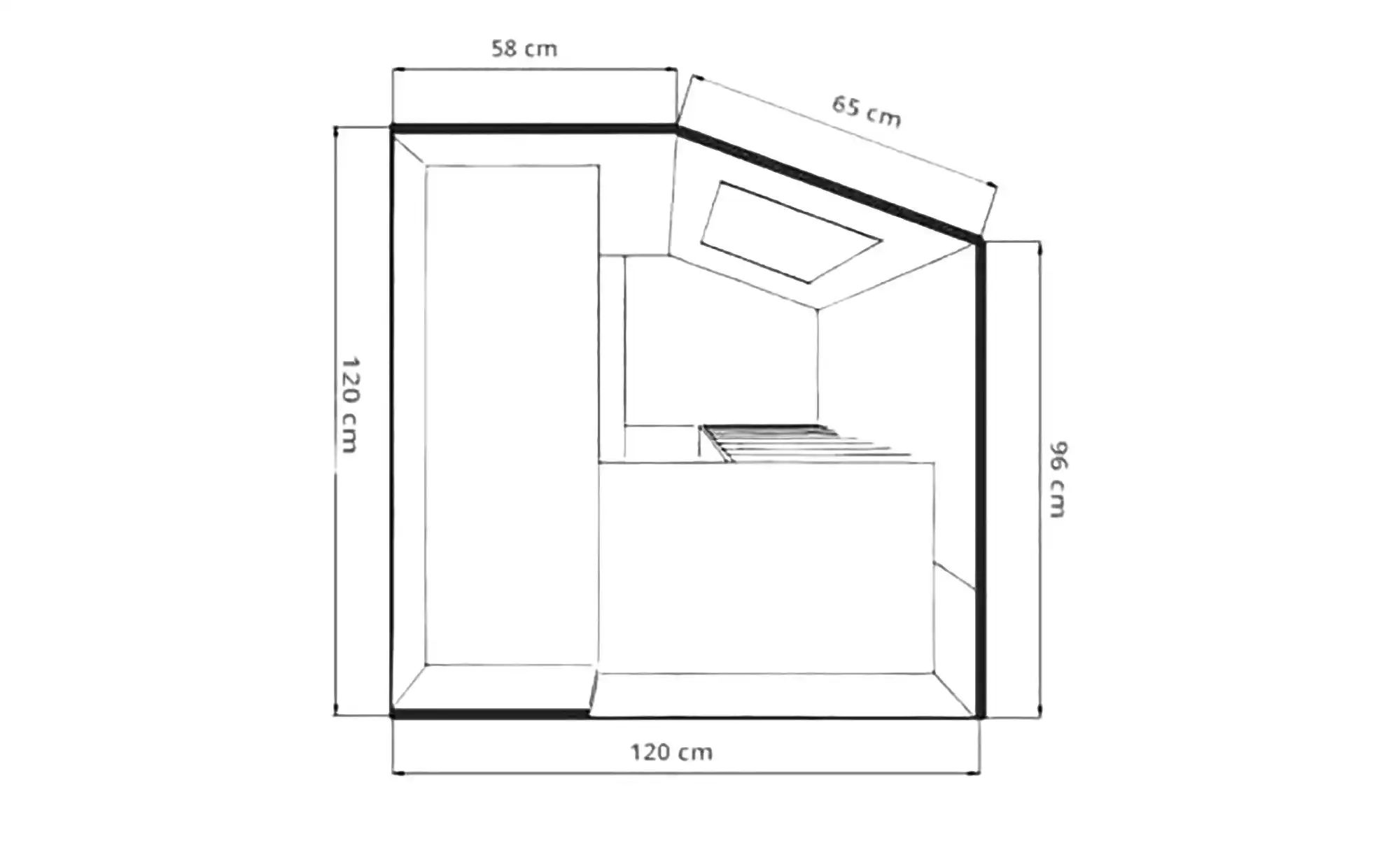 Garderobenschrank  White Oak ¦ holzfarben ¦ Maße (cm): B: 120 H: 240 Schrän günstig online kaufen