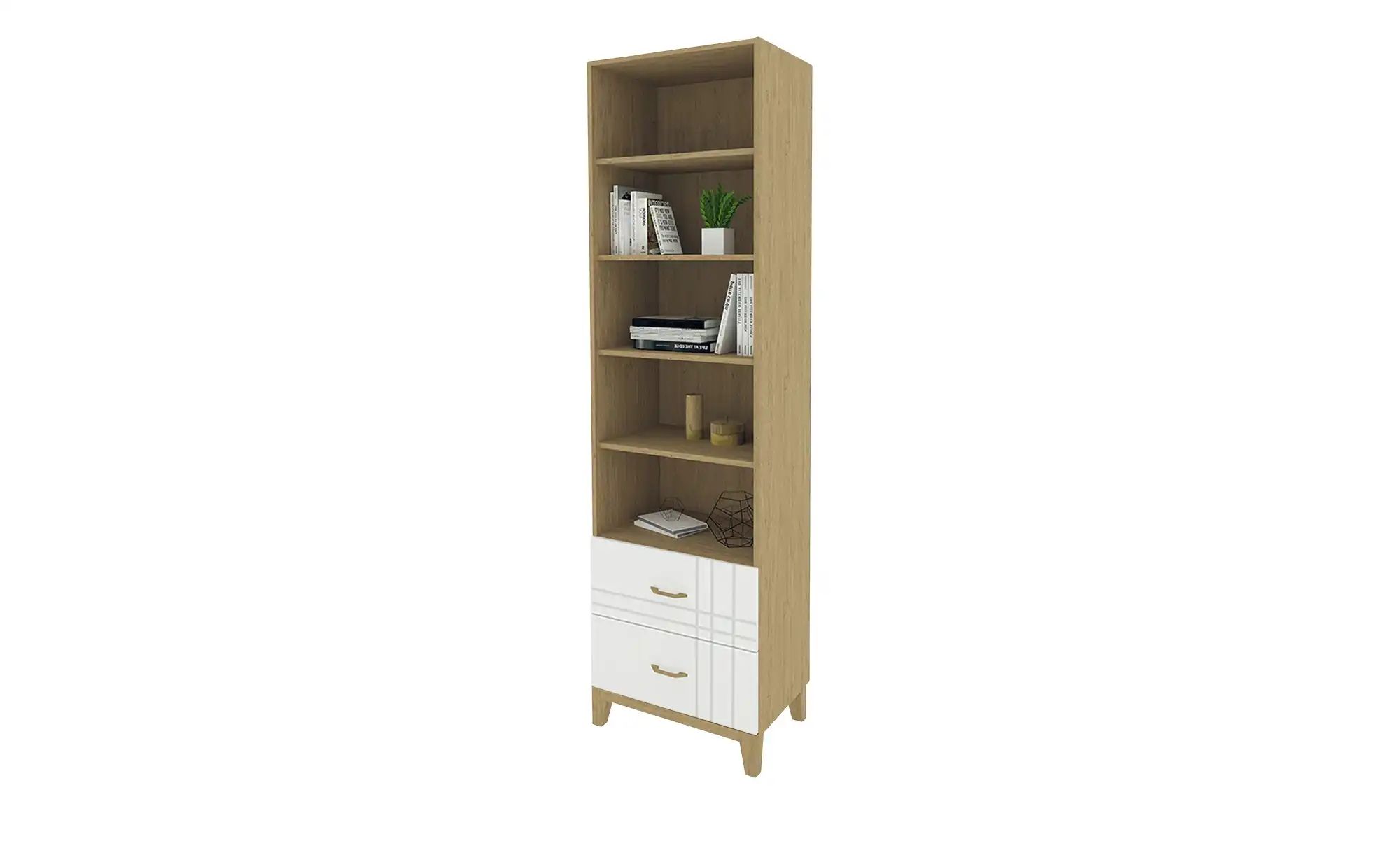 Bücherregal  Hygge Oak ¦ holzfarben ¦ Maße (cm): B: 60 H: 230 T: 45 Regale günstig online kaufen