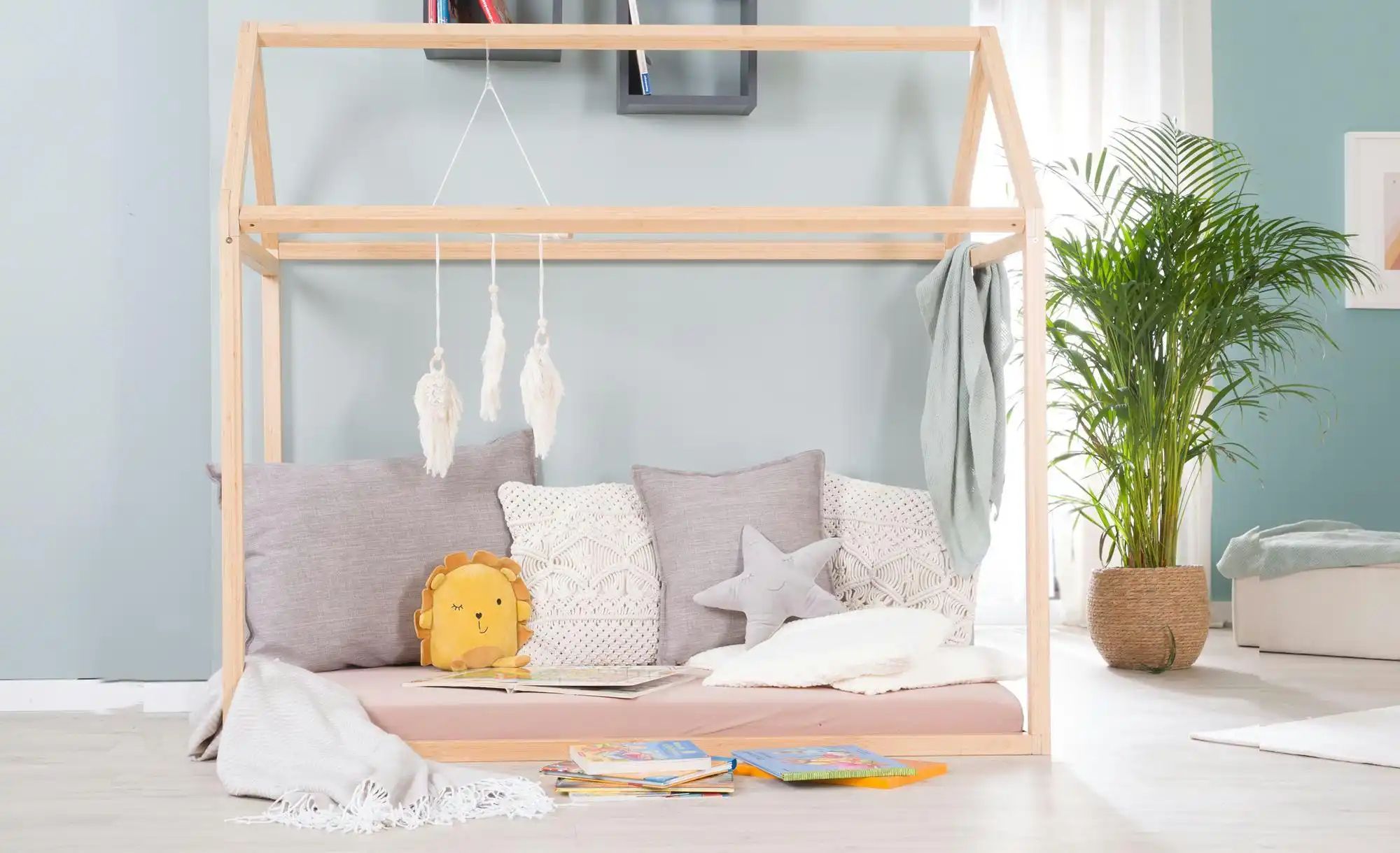 Roba Hausbett  Montessori ¦ holzfarben ¦ Maße (cm): B: 77 H: 134 Betten > B günstig online kaufen