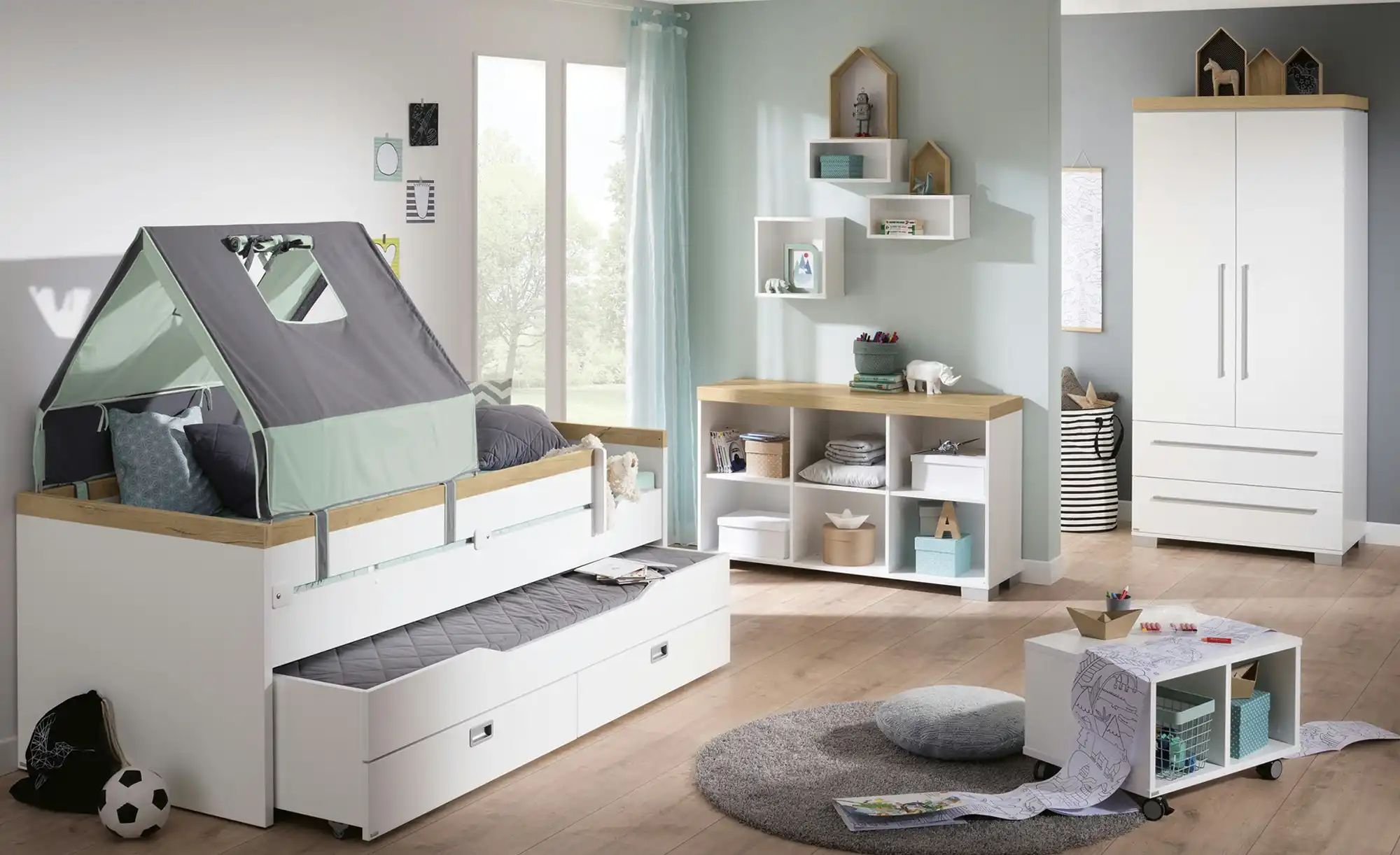PAIDI Kojenbett  Kira ¦ weiß ¦ Maße (cm): B: 206,1 H: 95,7 T: 80.8 Betten > günstig online kaufen
