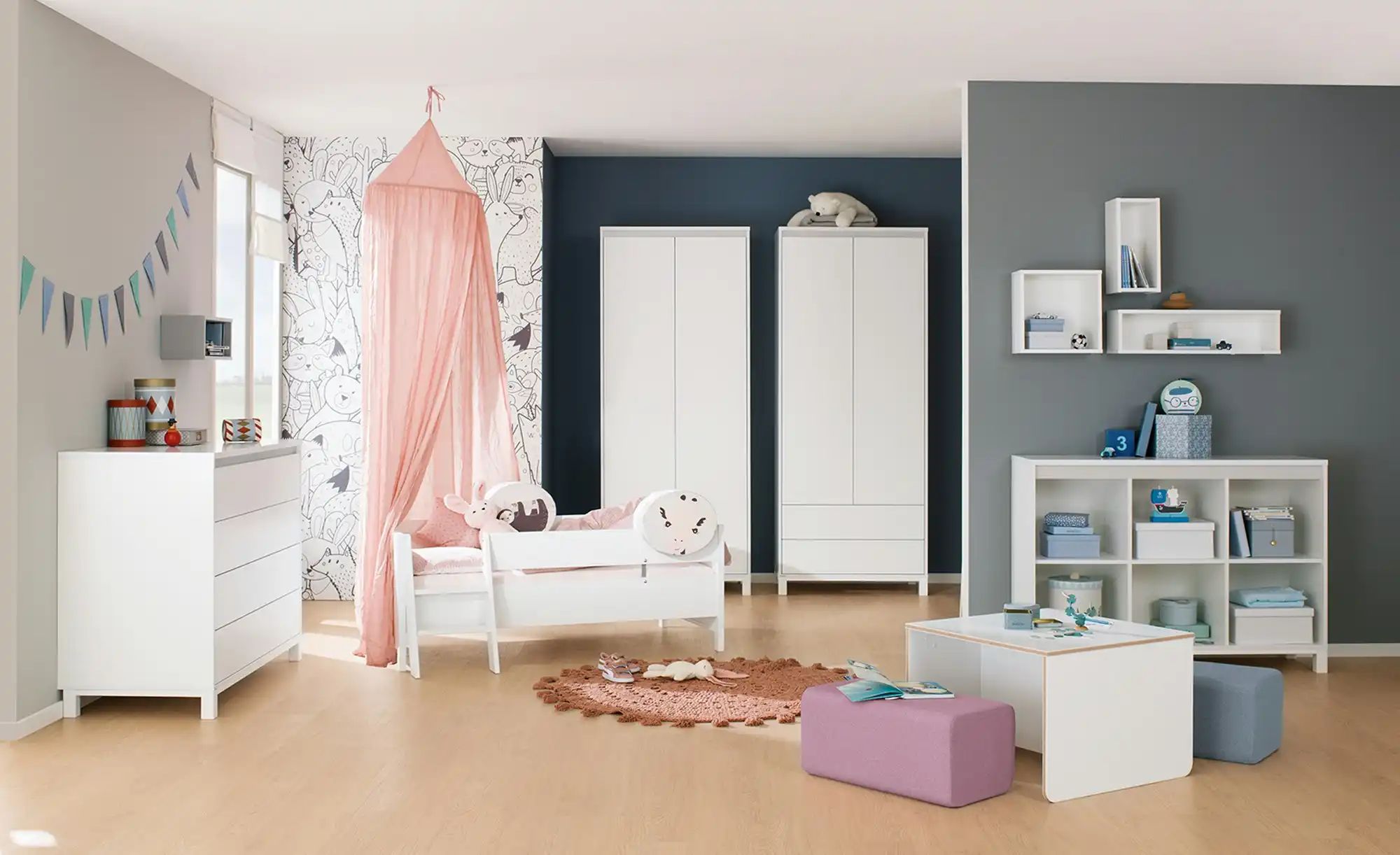 PAIDI Kleiderschrank  Olli ¦ weiß ¦ Maße (cm): B: 83 H: 204 T: 56.1 Baby > günstig online kaufen