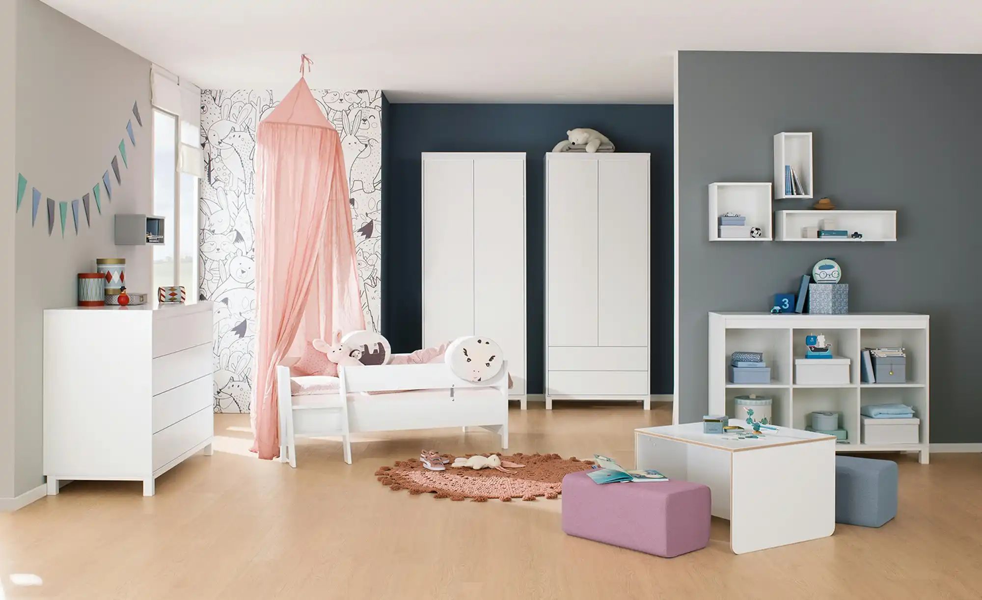 PAIDI Kleiderschrank  Olli ¦ weiß ¦ Maße (cm): B: 83 H: 204 T: 56.1 Baby > günstig online kaufen
