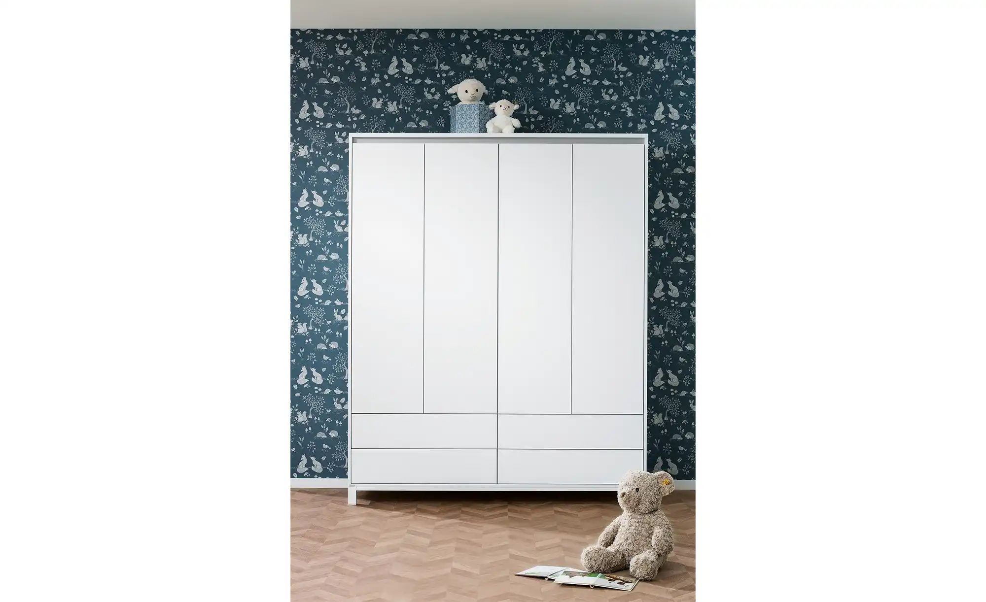 PAIDI Kleiderschrank  Olli ¦ weiß ¦ Maße (cm): B: 164 H: 204 T: 56.1 Schrän günstig online kaufen