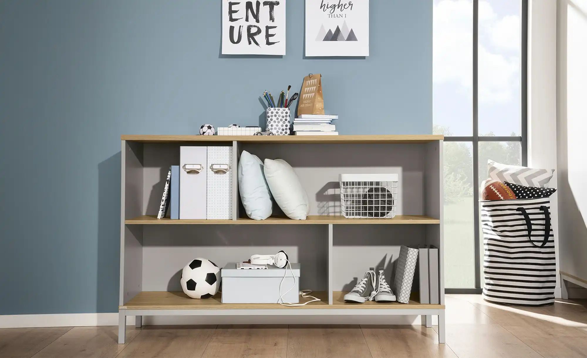 PAIDI Sideboard  Benne ¦ grau ¦ Maße (cm): B: 135,3 H: 86,6 T: 39.6 Regale günstig online kaufen