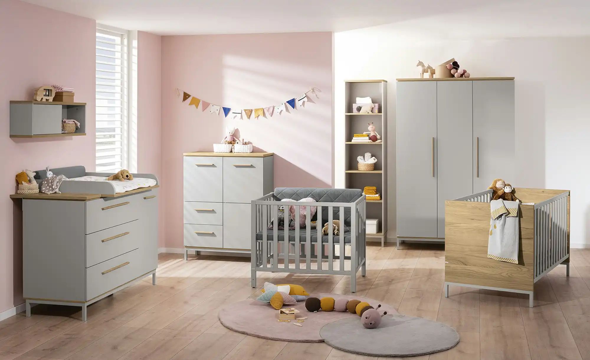 PAIDI Highboard  Benne ¦ grau ¦ Maße (cm): B: 90,9 H: 117,4 T: 39.6 Kommode günstig online kaufen