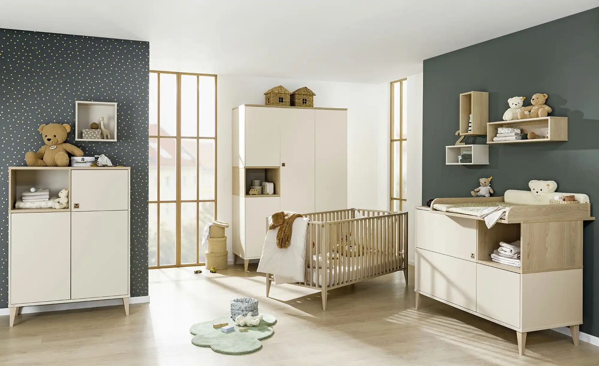 PAIDI Wandbox  Mila & Ben ¦ holzfarben ¦ Maße (cm): B: 70 H: 18,5 T: 18.7 R günstig online kaufen