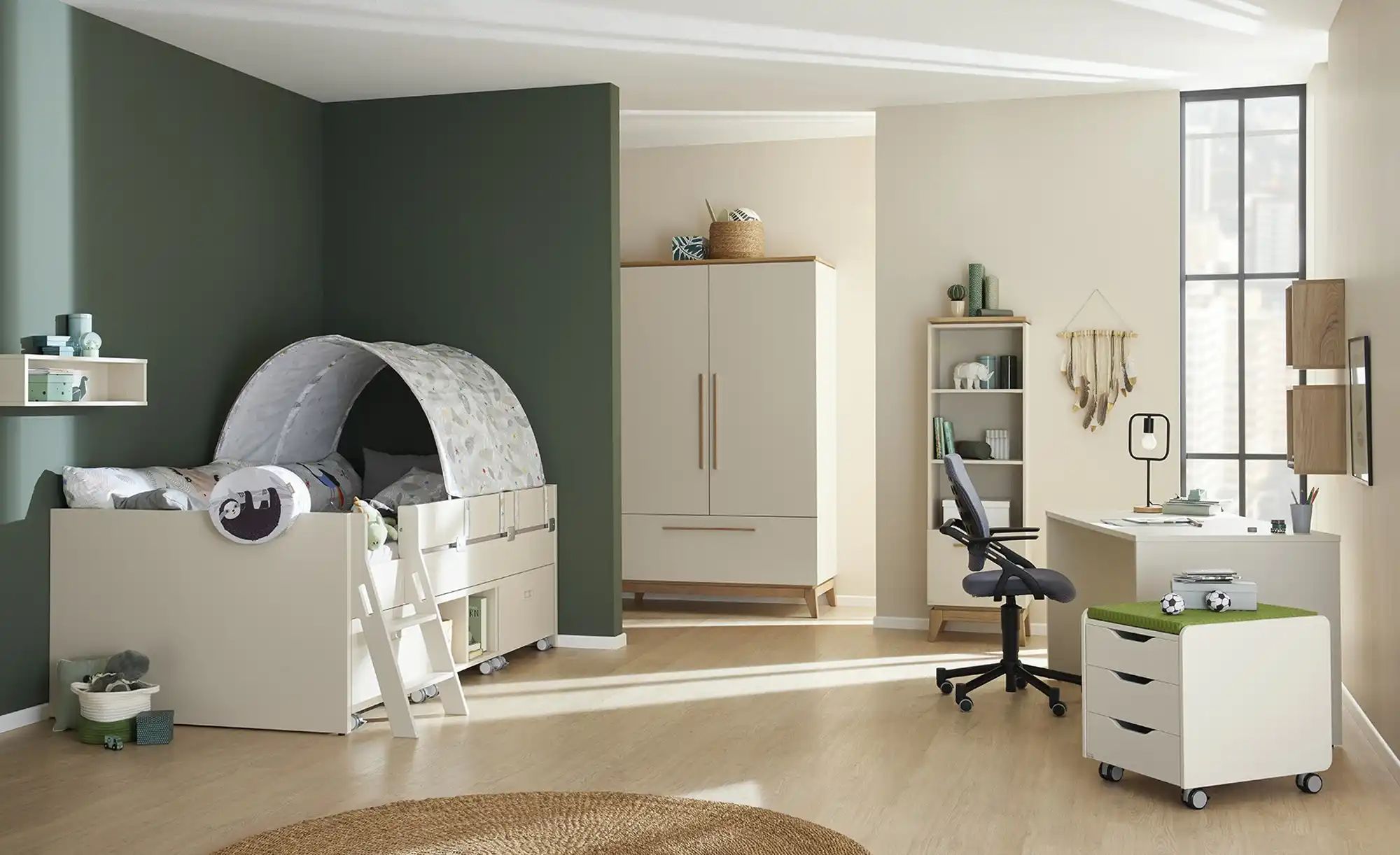 Thumbnail - PAIDI Rollcontainer  Stiene ¦ beige ¦ Maße (cm): B: 44,3 H: 53,7 T: 57.3 Schränke > Container - Höffner
