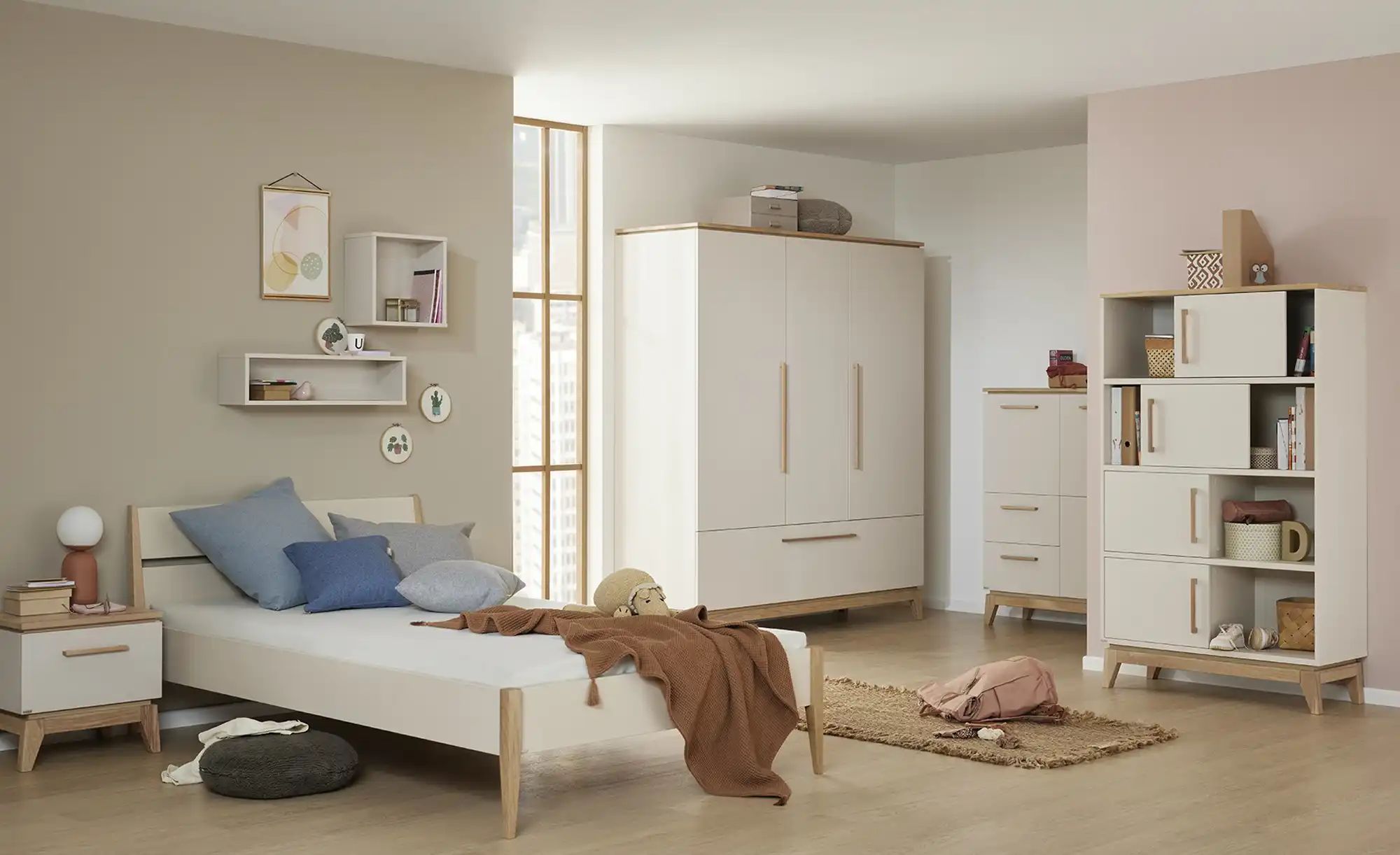 Thumbnail - PAIDI Jugendbett  Stiene ¦ beige ¦ Maße (cm): B: 126,9 H: 79,6 Betten > Bettgestelle - Höffner