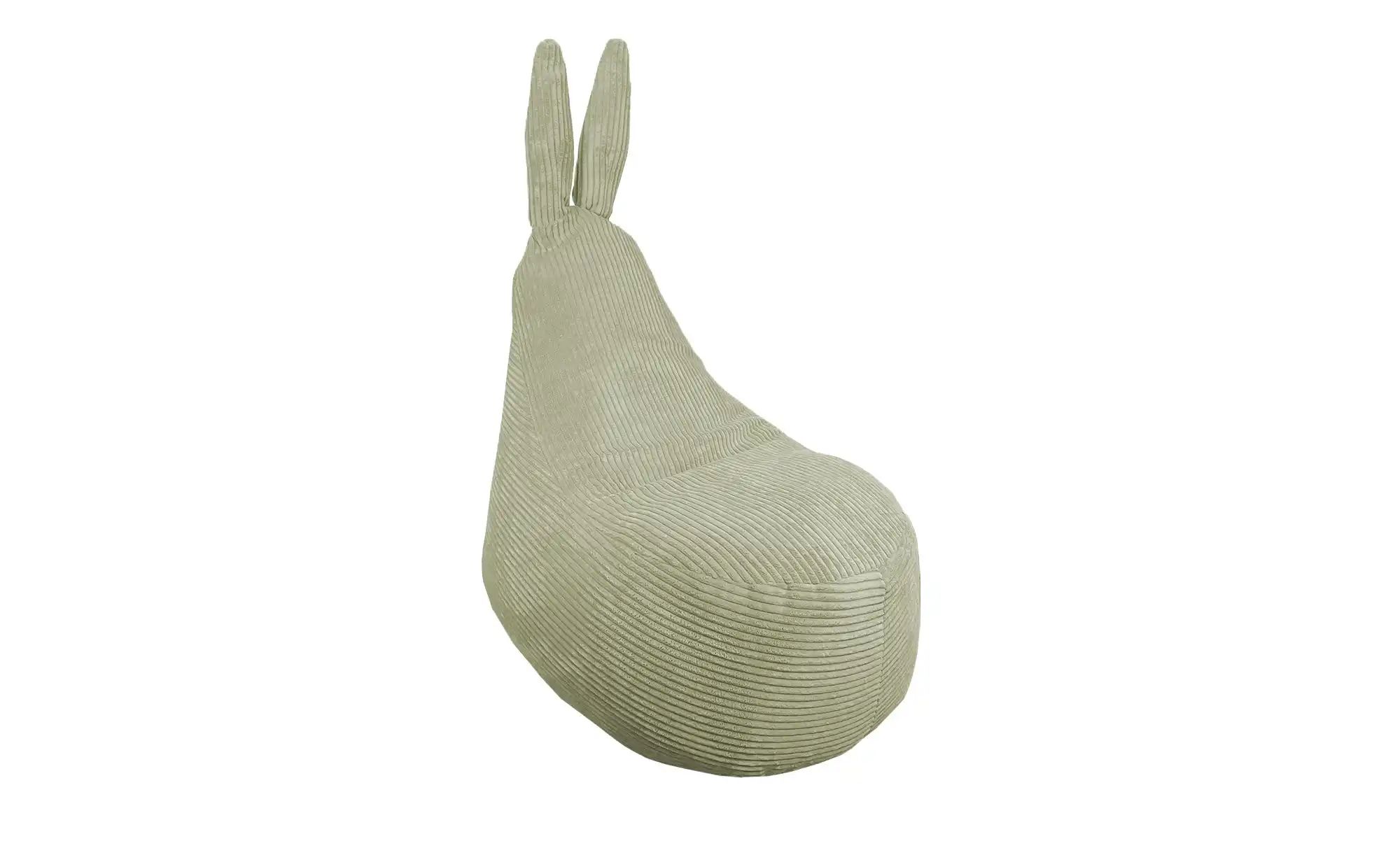 Sitzsack  Hase ¦ grün ¦ Maße (cm): B: 105 H: 90 T: 60.0 Polstermöbel > Hock günstig online kaufen