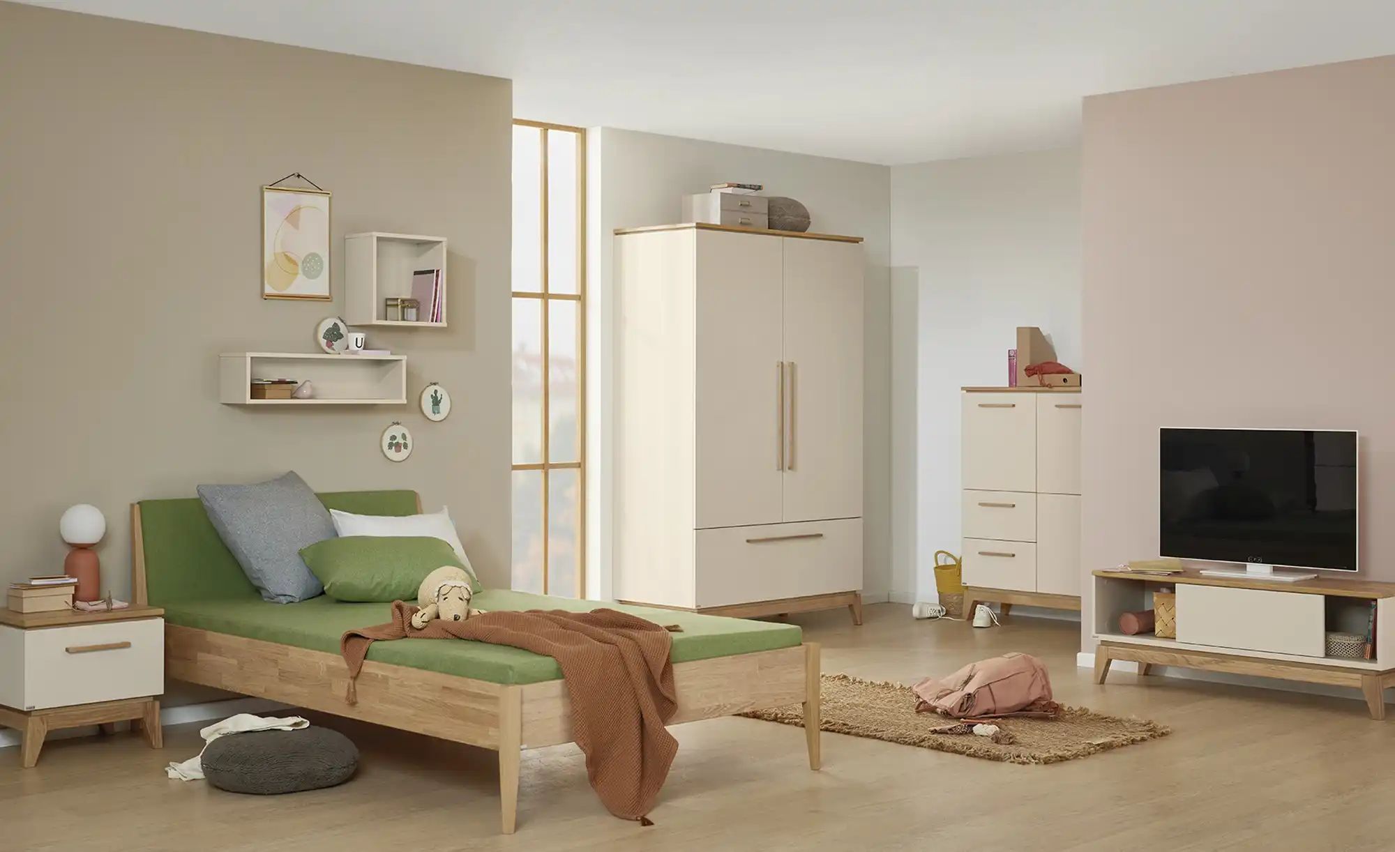 PAIDI Jugendbett  Stiene ¦ holzfarben ¦ Maße (cm): B: 146,9 H: 79,6 Kinderm günstig online kaufen