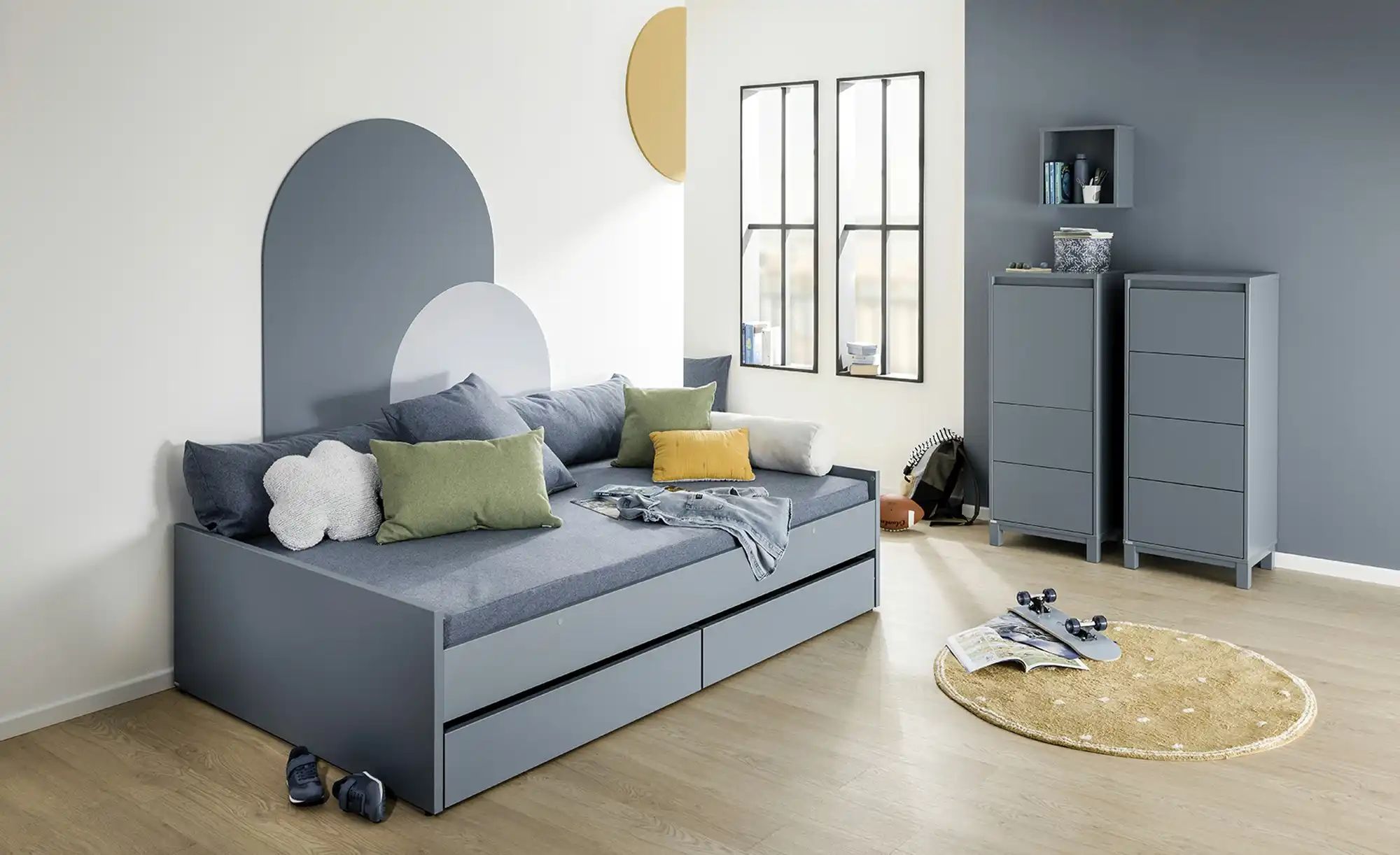 PAIDI Jugendbett  Little Flo Teens ¦ blau ¦ Maße (cm): B: 97,6 H: 50,8 Kind günstig online kaufen