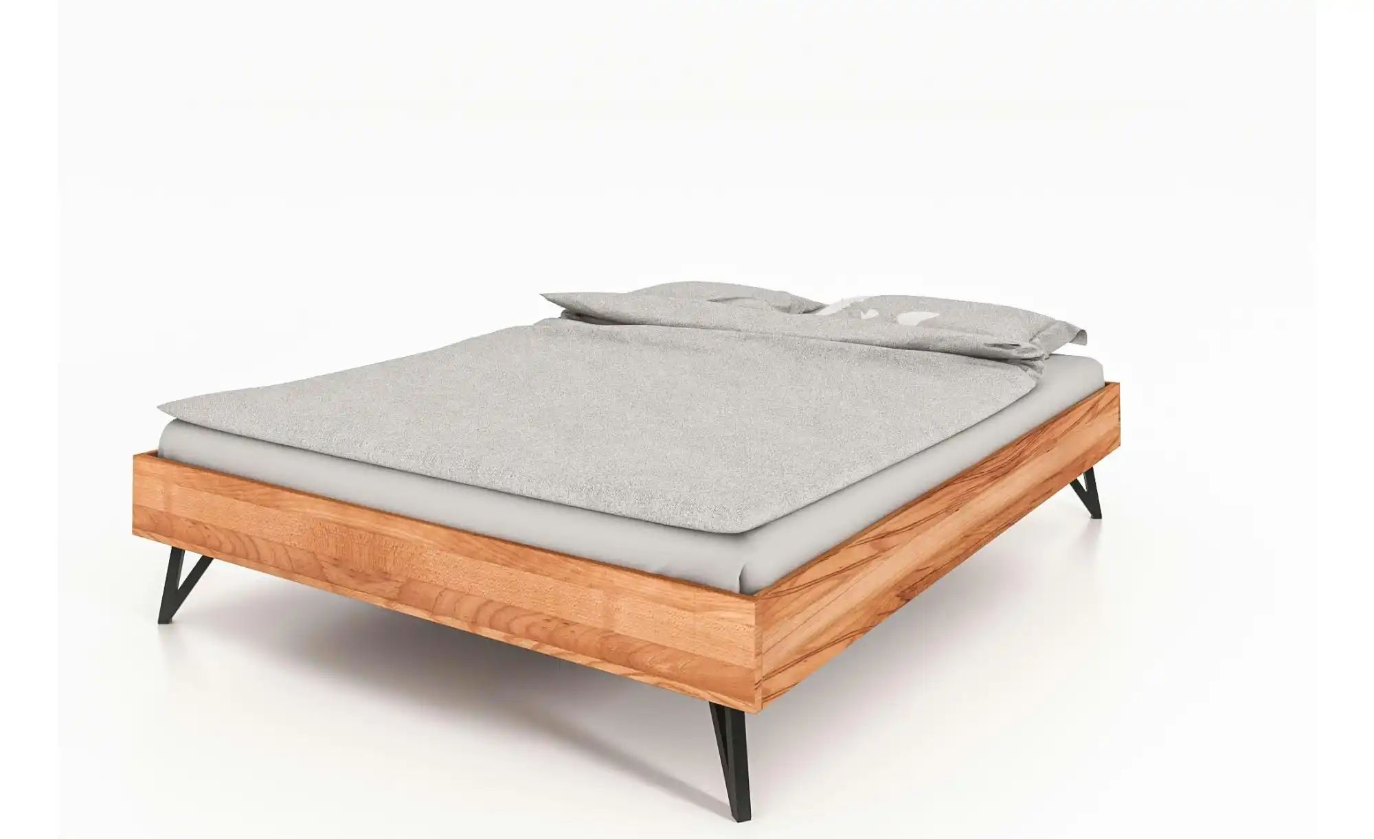 Massivholzbett ohne Kopfteil Karl ¦ holzfarben ¦ Maße (cm): B: 160 H: 38 Be günstig online kaufen