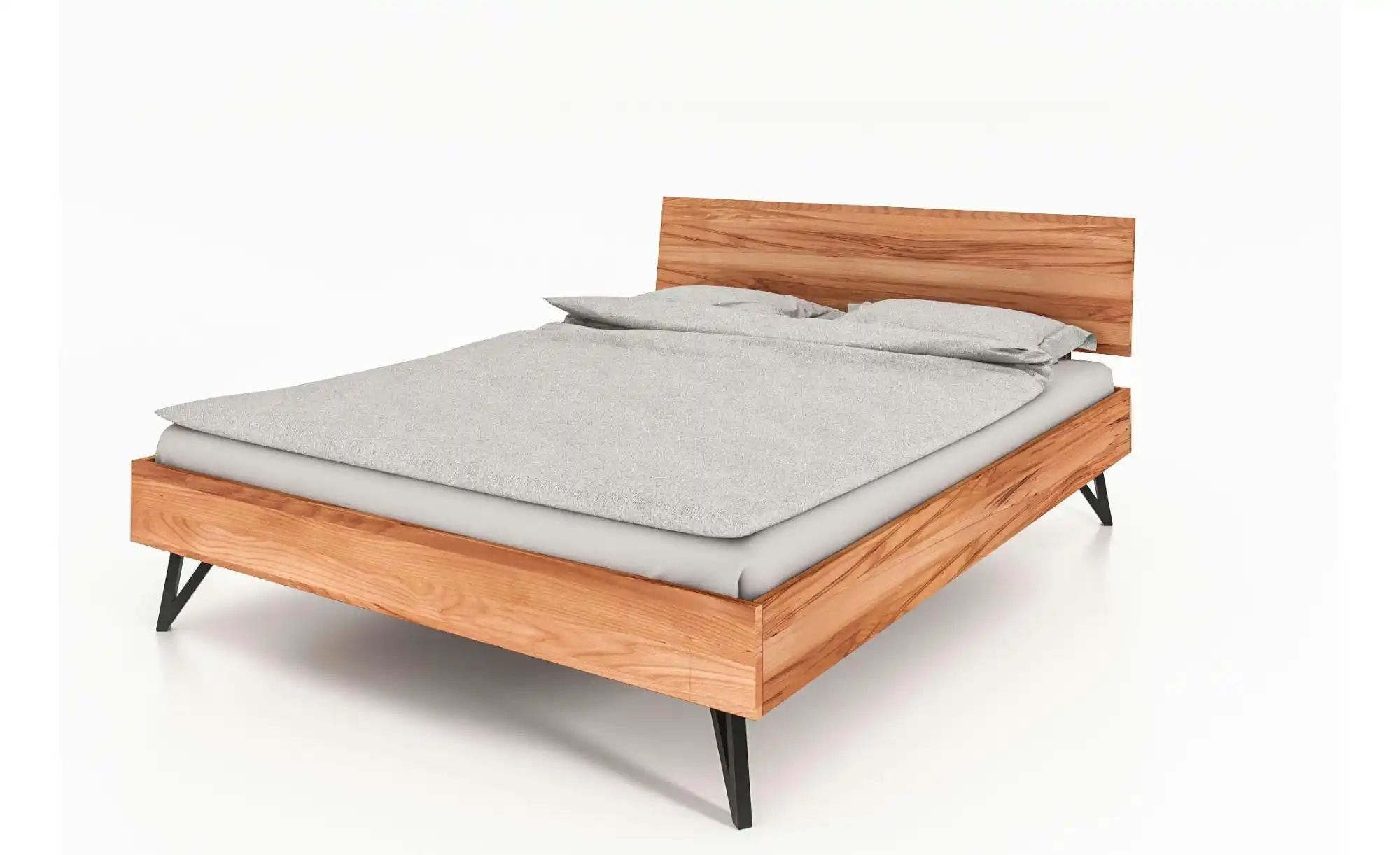 Massivholzbett mit Kopfteil Karl ¦ holzfarben ¦ Maße (cm): B: 80 H: 85 Bett günstig online kaufen