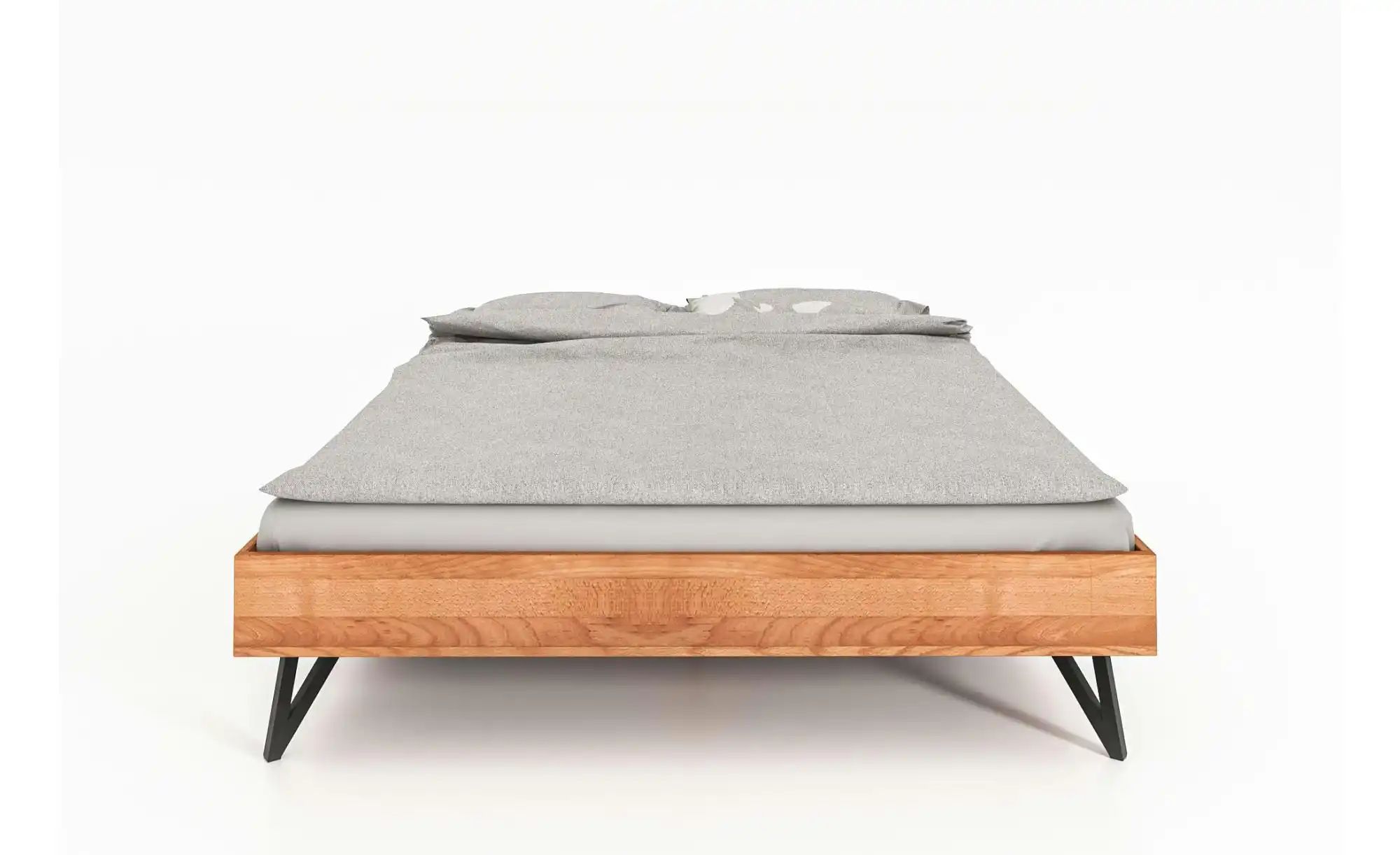 Massivholzbett ohne Kopfteil Karl ¦ holzfarben ¦ Maße (cm): B: 200 H: 38 Be günstig online kaufen