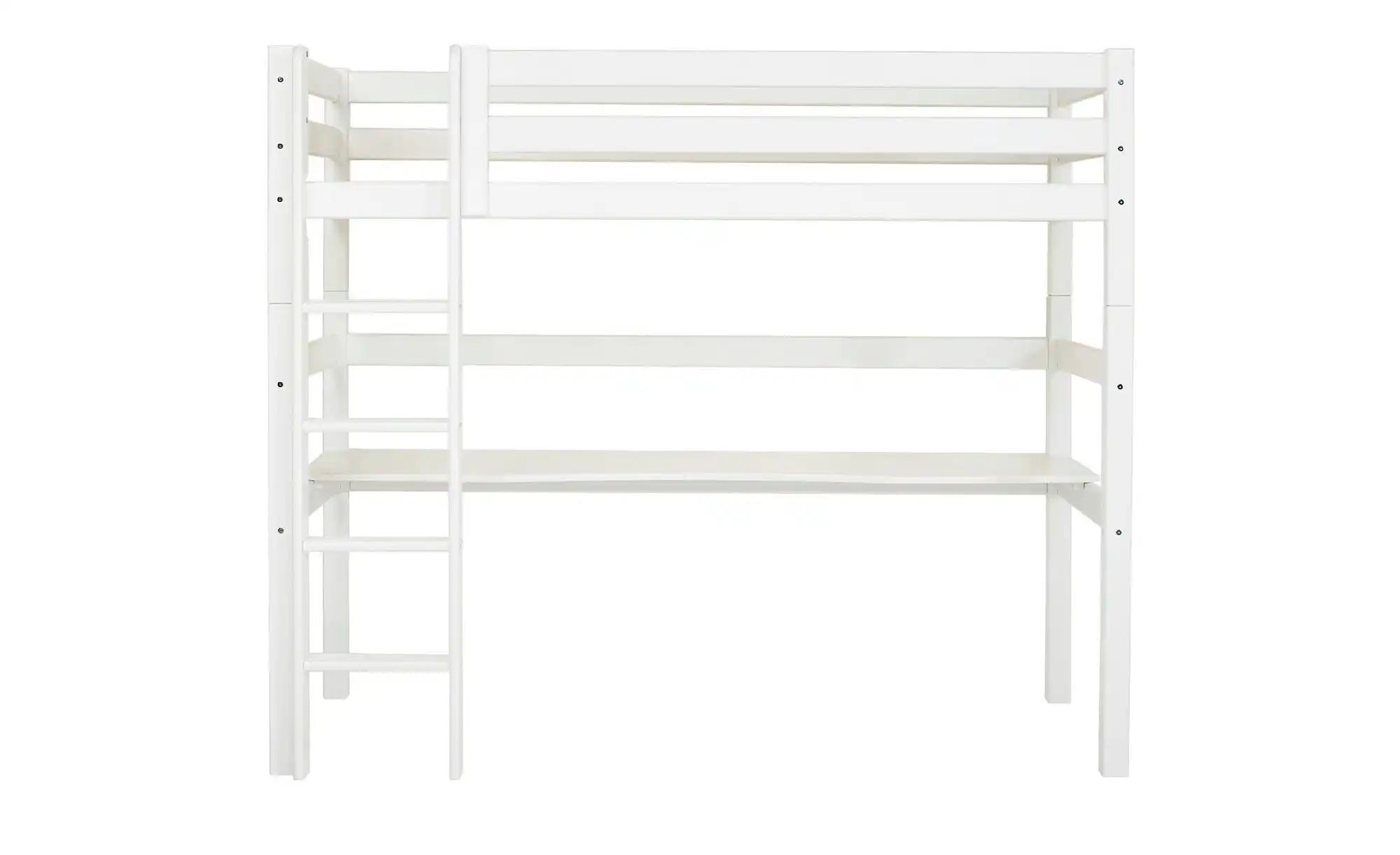 Hochbett  ECO Luxury ¦ weiß ¦ Maße (cm): B: 104 H: 177 Betten > Bettgestell günstig online kaufen