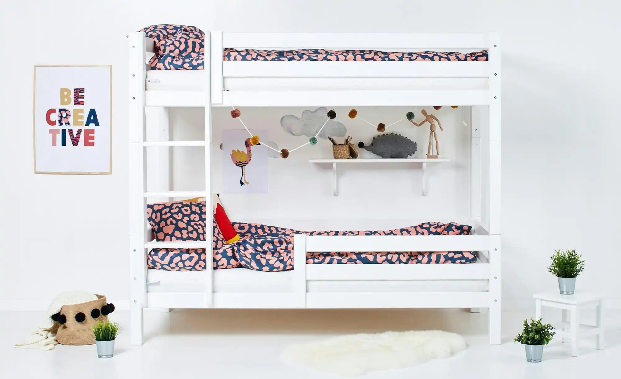 Hoppekids Etagenbett  ECO Luxury ¦ weiß ¦ Maße (cm): B: 134 H: 177 Betten > günstig online kaufen