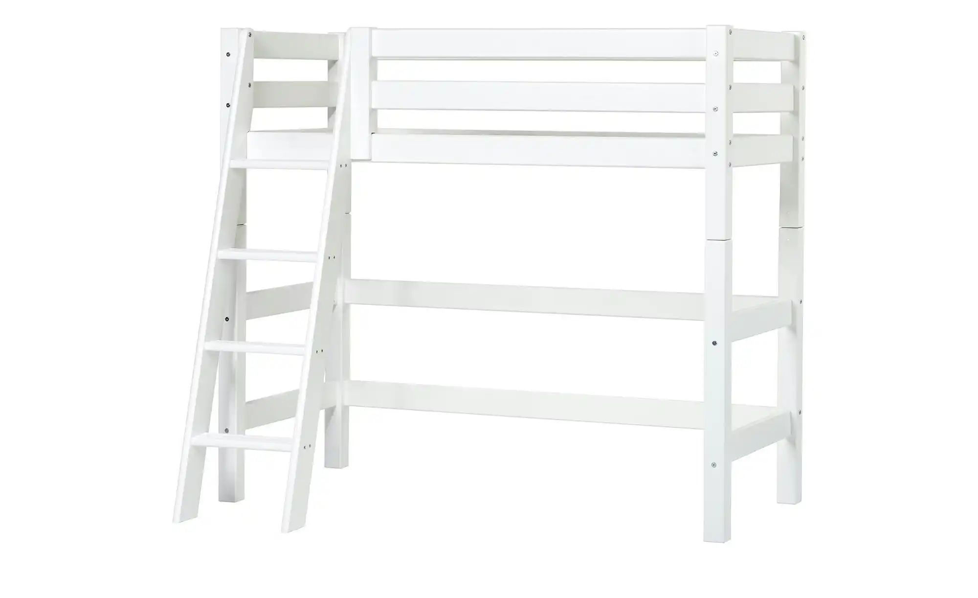 Hoppekids Hochbett  ECO Luxury ¦ weiß ¦ Maße (cm): B: 117 H: 150 Betten > B günstig online kaufen