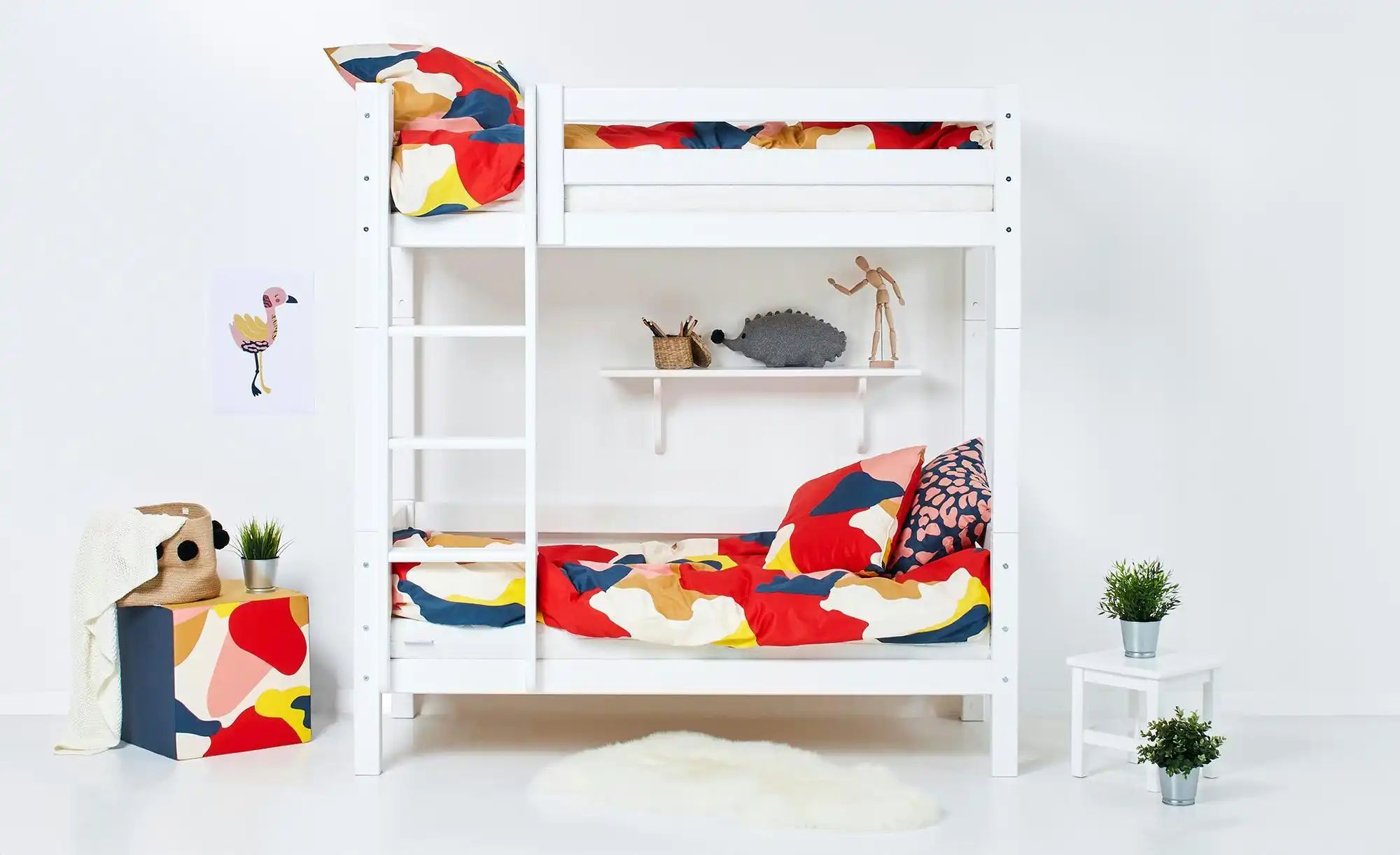 Hoppekids Etagenbett  ECO Luxury ¦ weiß ¦ Maße (cm): B: 84 H: 177 Betten > günstig online kaufen