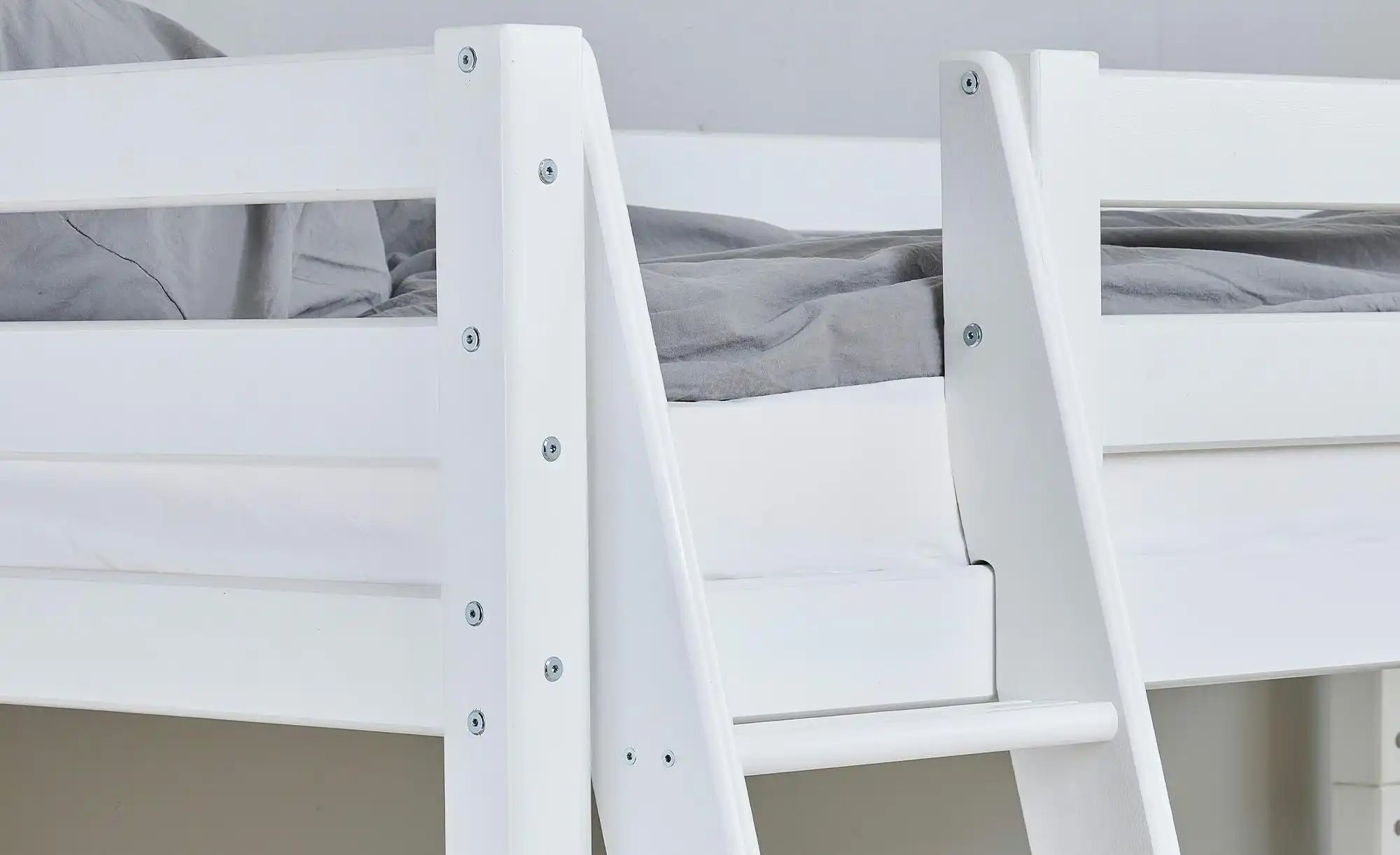Hochbett  ECO Luxury ¦ weiß ¦ Maße (cm): B: 144 H: 177 Betten > Bettgestell günstig online kaufen