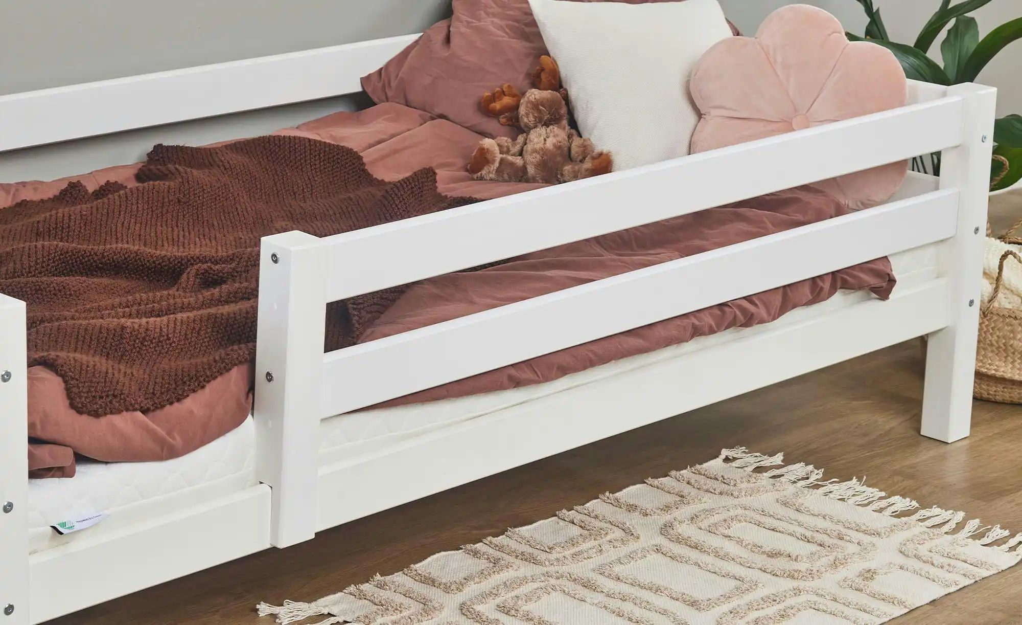 Hoppekids Kinderbett  ECO Luxury ¦ weiß ¦ Maße (cm): B: 99 H: 62 Betten > B günstig online kaufen