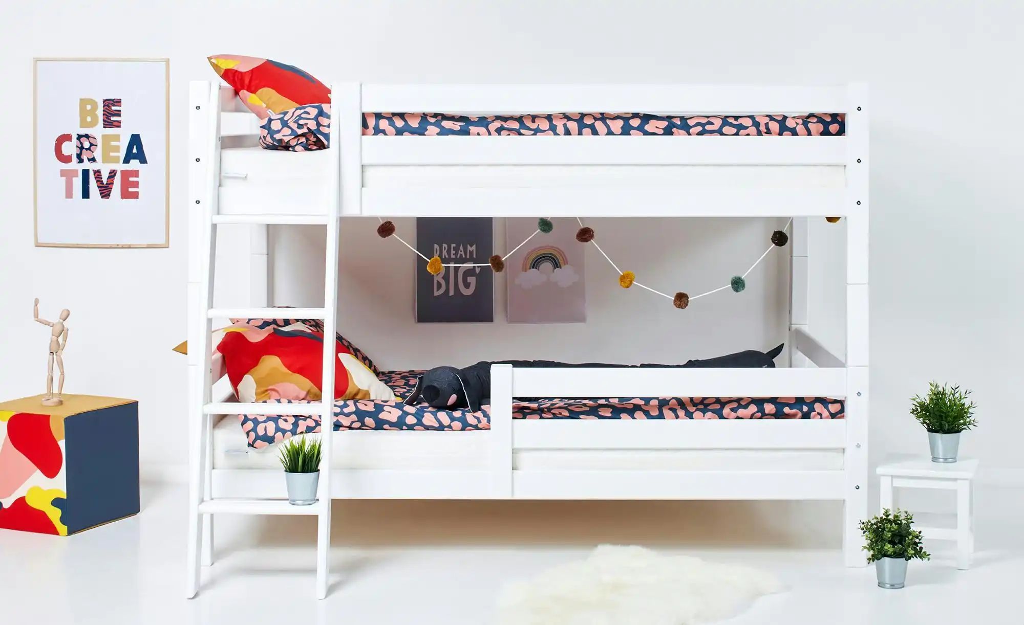 Etagenbett  ECO Luxury ¦ weiß ¦ Maße (cm): B: 167 H: 150 Betten > Bettgeste günstig online kaufen