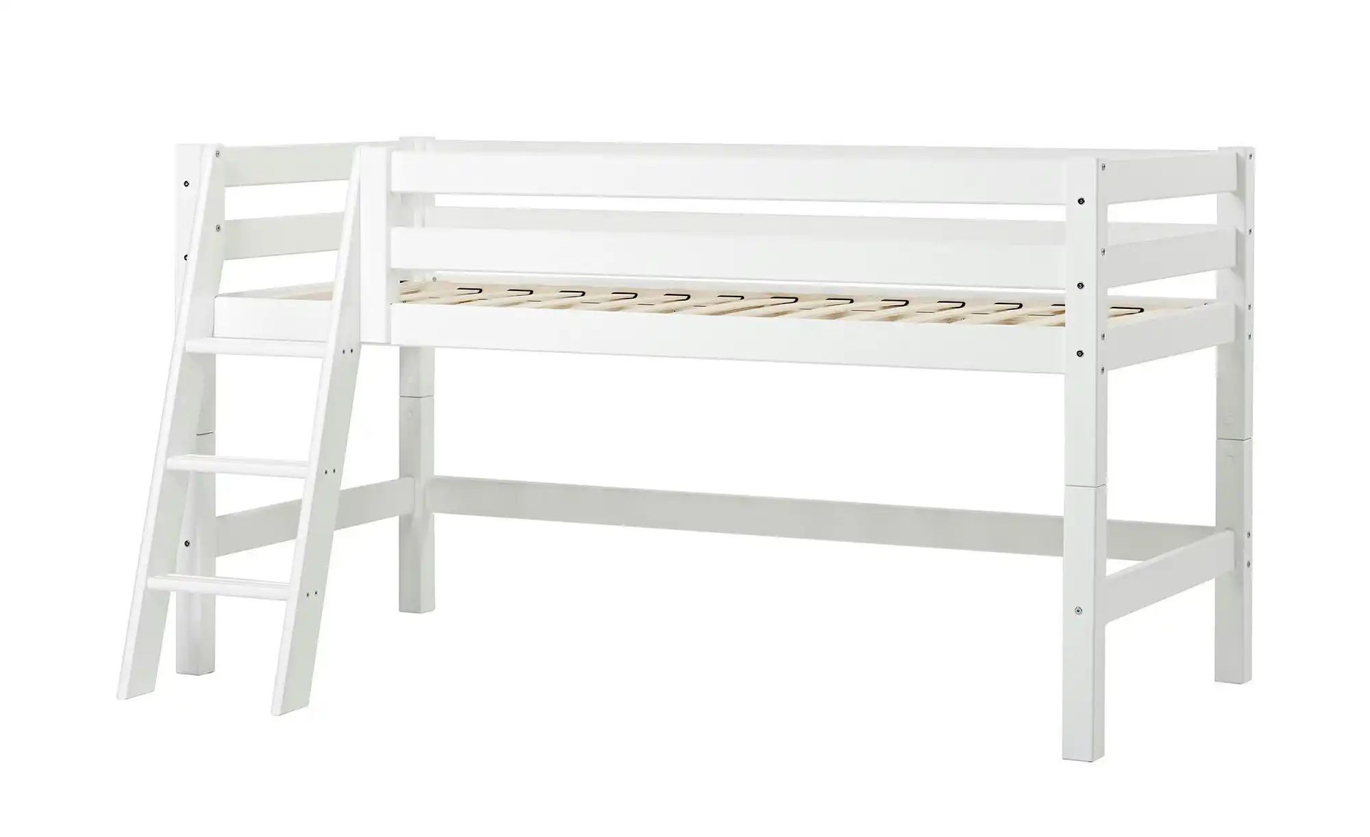 Hoppekids Hochbett  ECO Luxury ¦ weiß ¦ Maße (cm): B: 128 H: 114 Betten > B günstig online kaufen