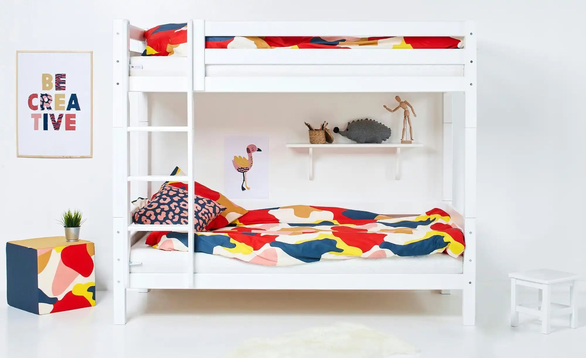 Etagenbett  ECO Luxury ¦ weiß ¦ Maße (cm): B: 134 H: 177 Betten > Bettgeste günstig online kaufen
