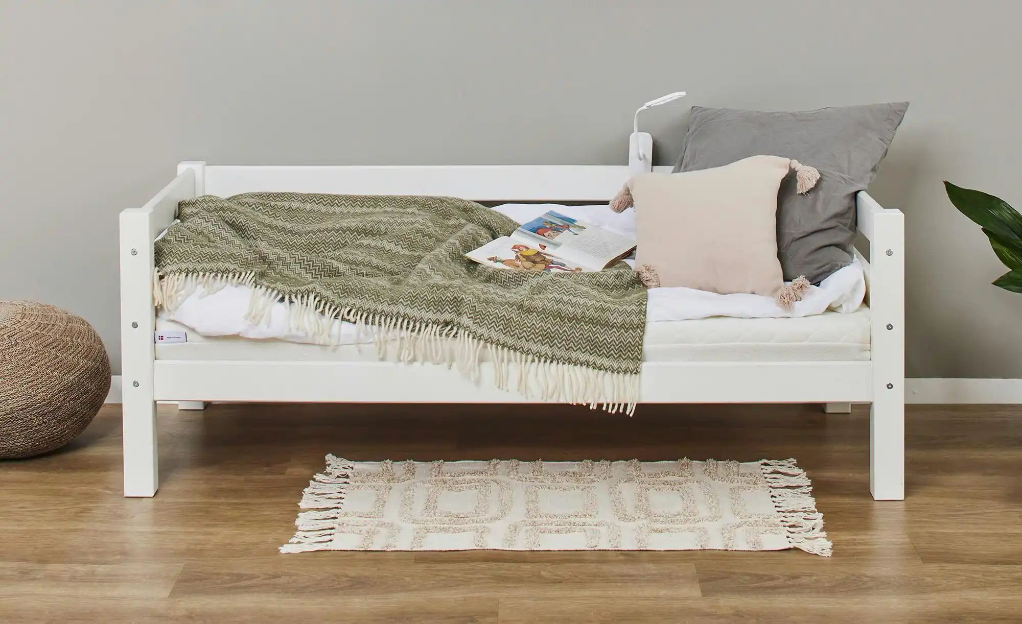 Kinderbett  ECO Luxury ¦ weiß ¦ Maße (cm): B: 79 H: 62 Betten > Bettgestell günstig online kaufen