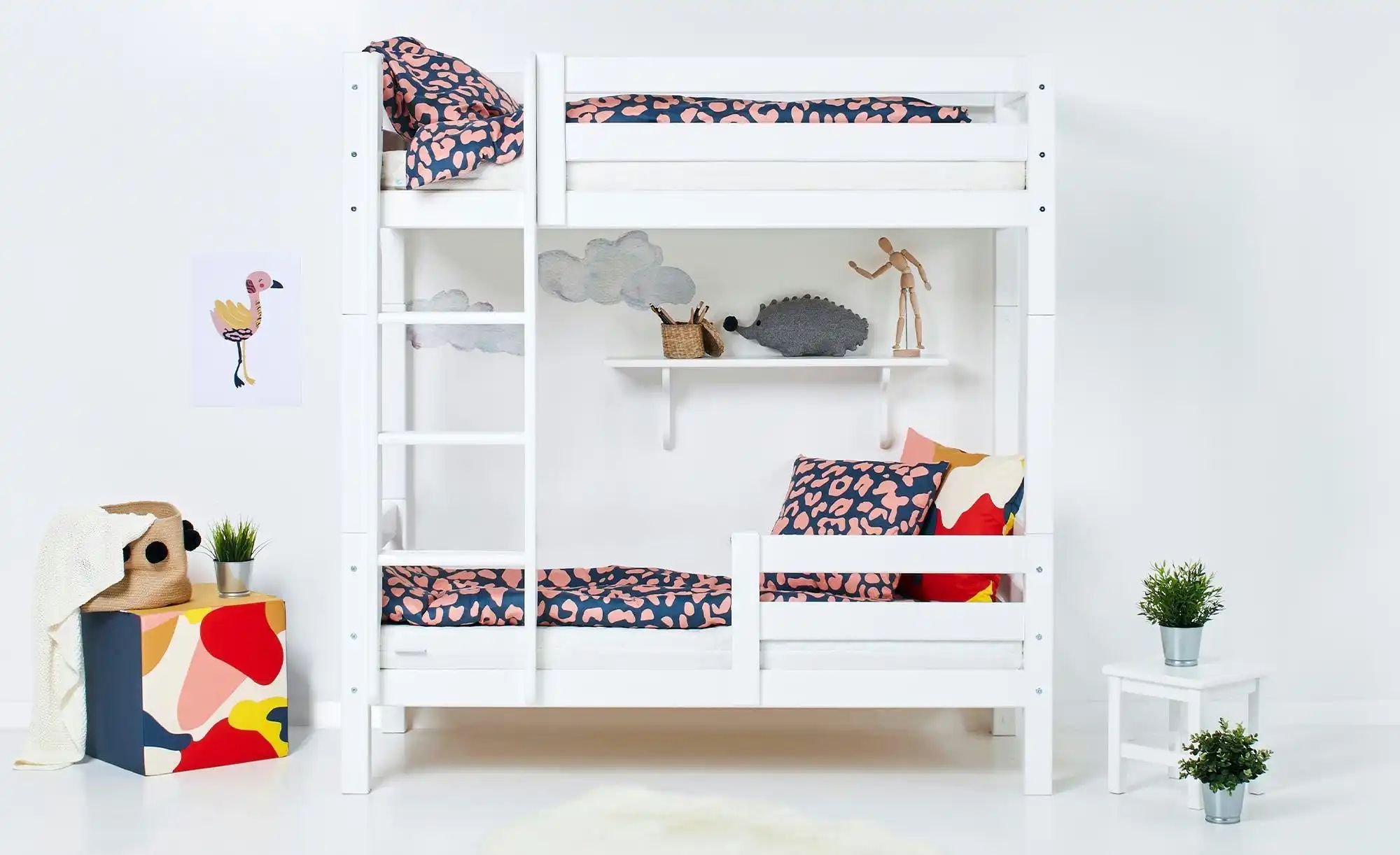 Etagenbett  ECO Luxury ¦ weiß ¦ Maße (cm): B: 84 H: 177 Betten > Bettgestel günstig online kaufen