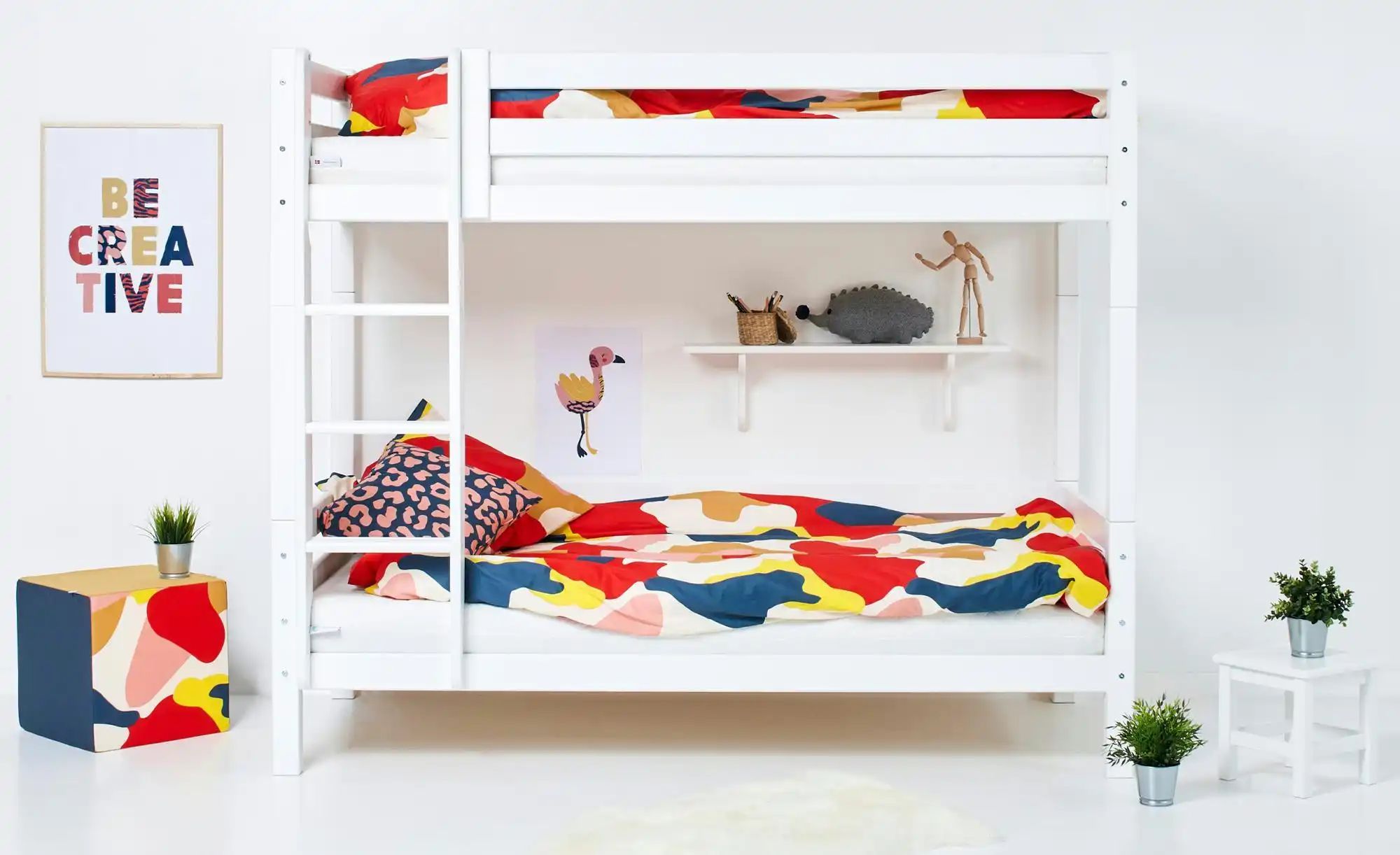 Etagenbett  ECO Luxury ¦ weiß ¦ Maße (cm): B: 104 H: 177 Betten > Bettgeste günstig online kaufen
