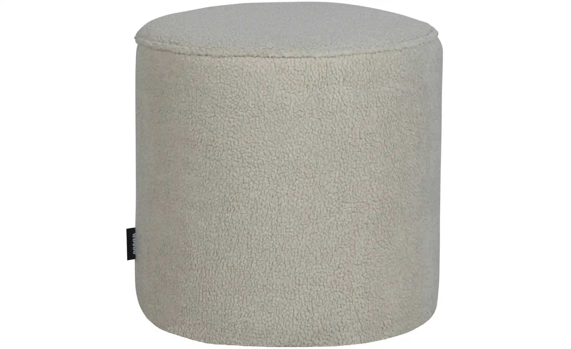 Sitzpouf   ¦ creme ¦ Maße (cm): B: 46 H: 46  Ø: 46 Polstermöbel > Hocker > günstig online kaufen