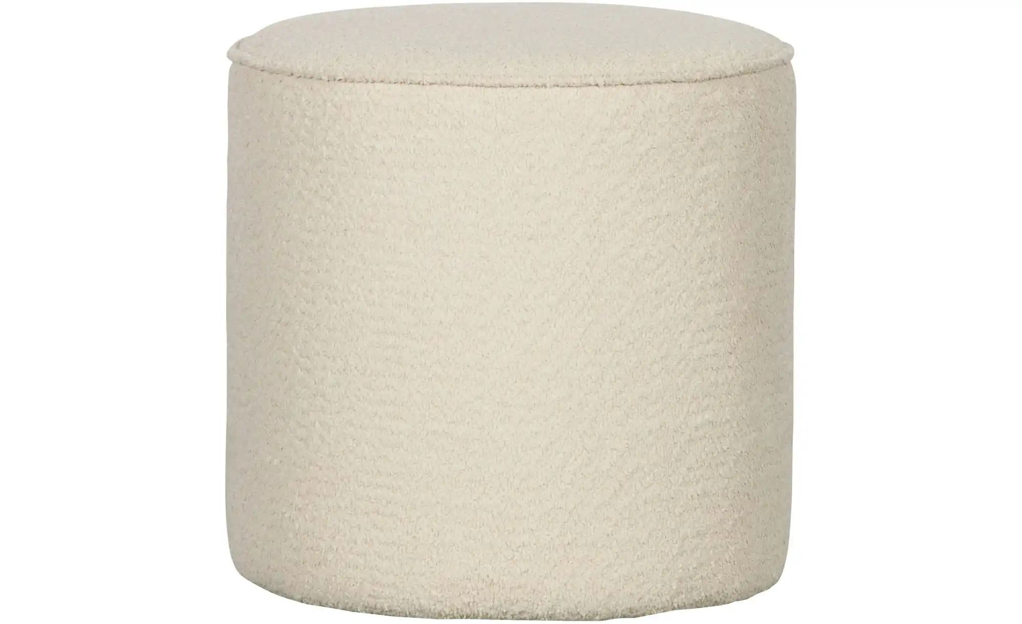 Sitzpouf   ¦ creme ¦ Maße (cm): B: 46 H: 46 Polstermöbel > Hocker > Sitzpou günstig online kaufen