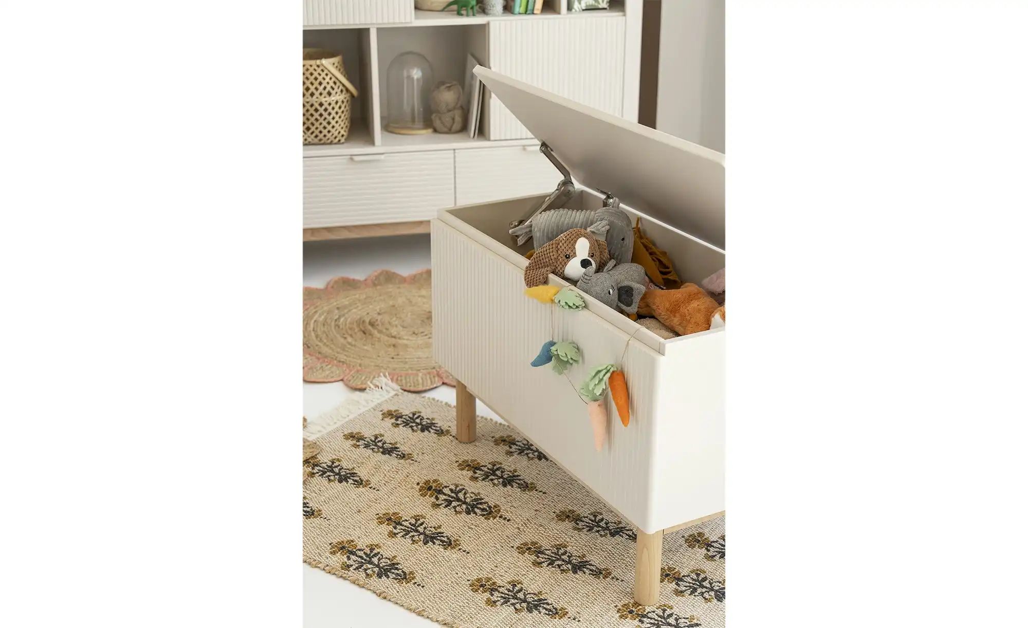 pinio Spielzeugkiste  Miloo ¦ beige ¦ Holzwerkstoff ¦ Maße (cm): B: 90,6 H: günstig online kaufen