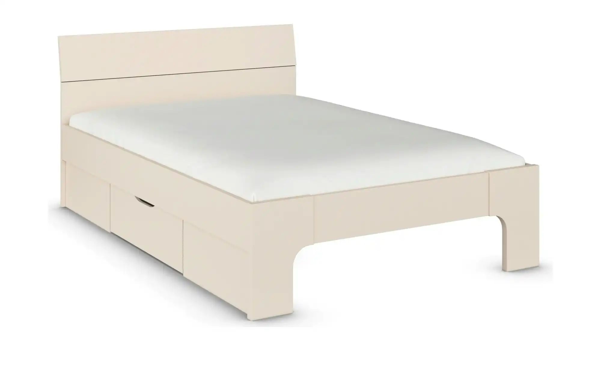 Stauraumbett in beige Frieda ¦ creme ¦ Maße (cm): B: 145 H: 210 Betten > Be günstig online kaufen