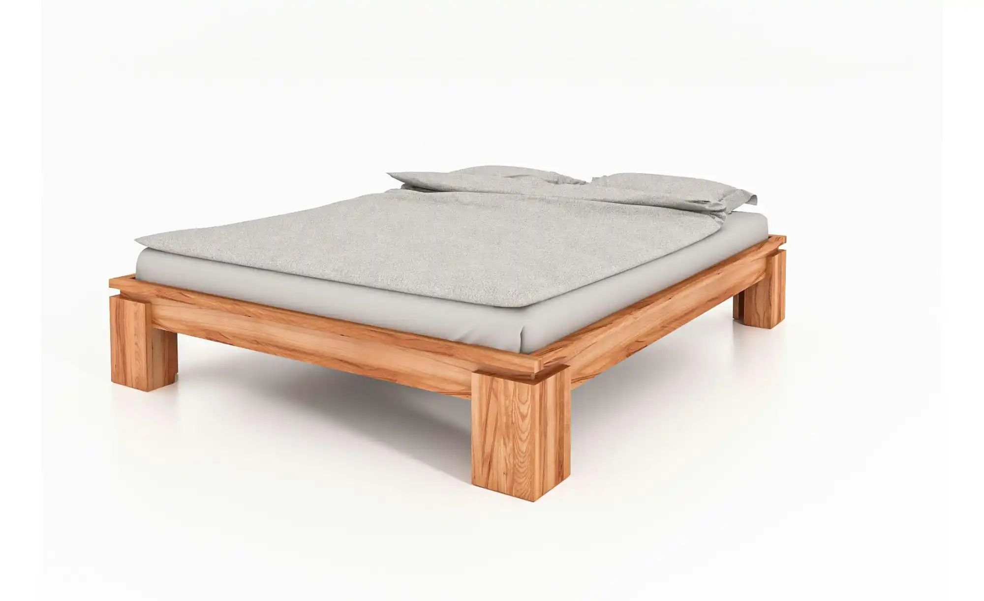Massivholzbett hoch mit KT   ¦ holzfarben ¦ Maße (cm): B: 128 H: 36 Betten günstig online kaufen
