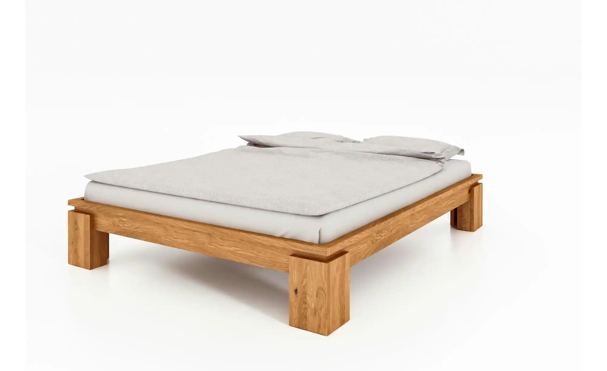 Massivholzbett hoch mit KT   ¦ holzfarben ¦ Maße (cm): B: 88 H: 36 Betten > günstig online kaufen