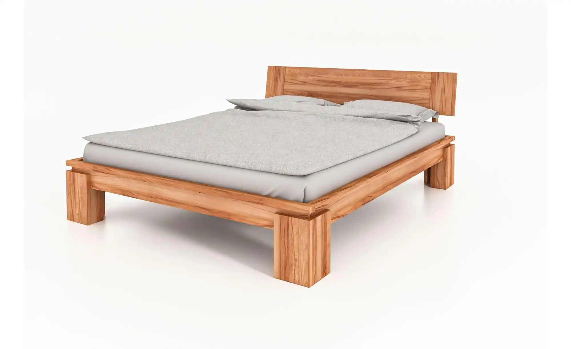 Massivholzbett hoch mit KT   ¦ holzfarben ¦ Maße (cm): B: 148 H: 83 Betten günstig online kaufen