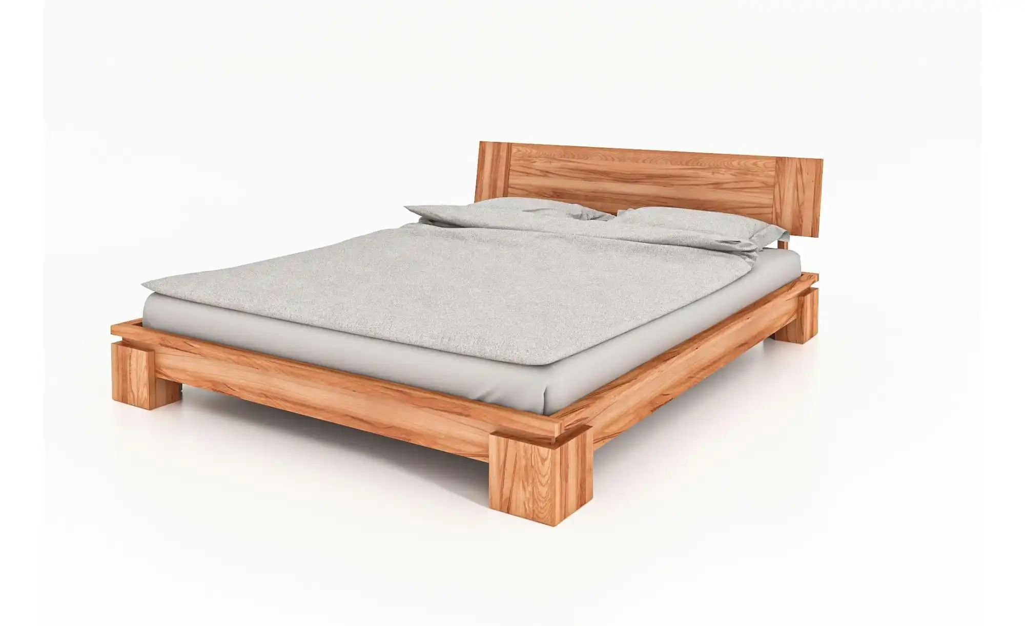 Massivholzbett niedrig mit KT   ¦ holzfarben ¦ Maße (cm): B: 188 H: 72 Bett günstig online kaufen