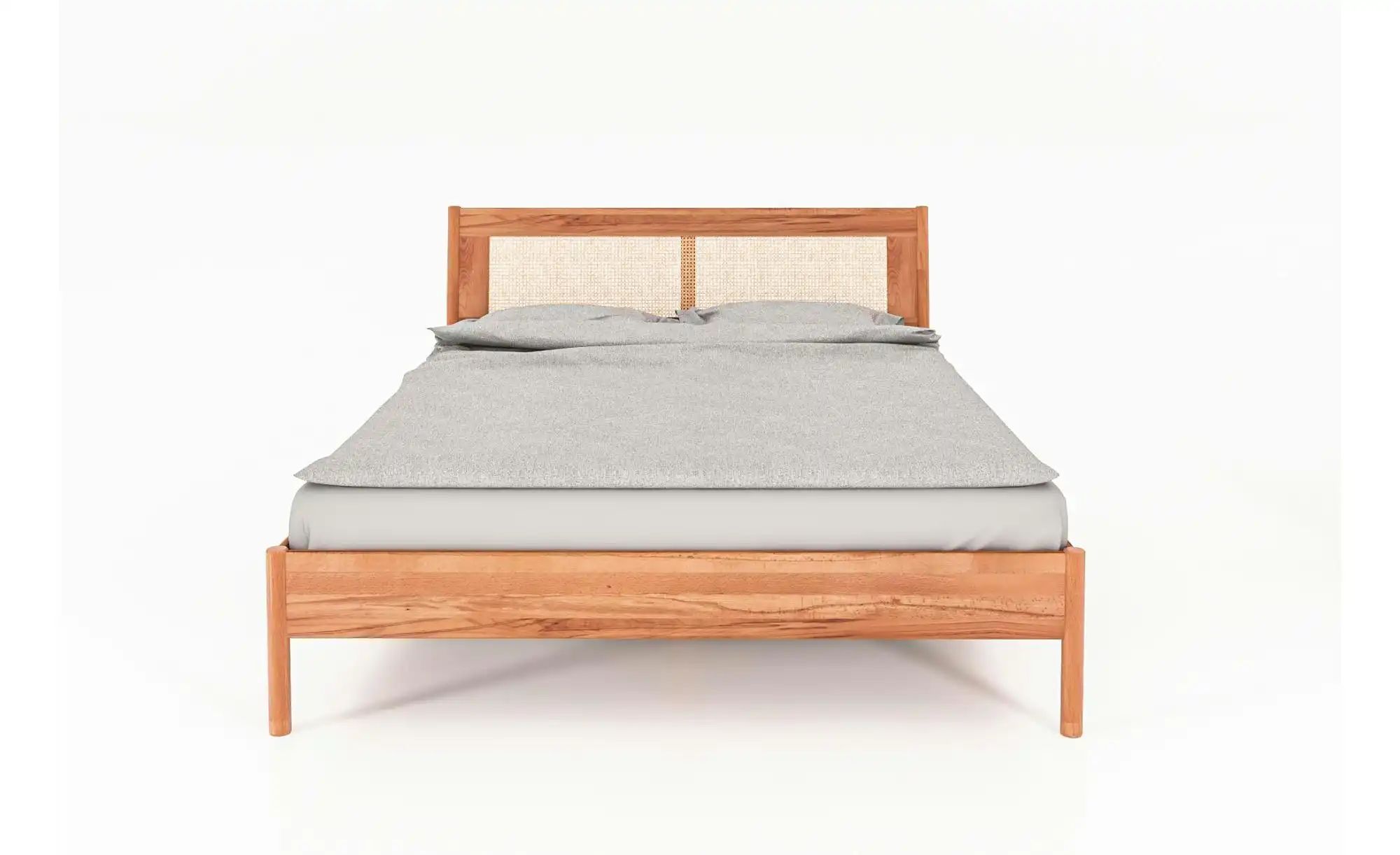 Massivholzbett mit gep. KT   ¦ holzfarben ¦ Maße (cm): B: 165 H: 95 Betten günstig online kaufen