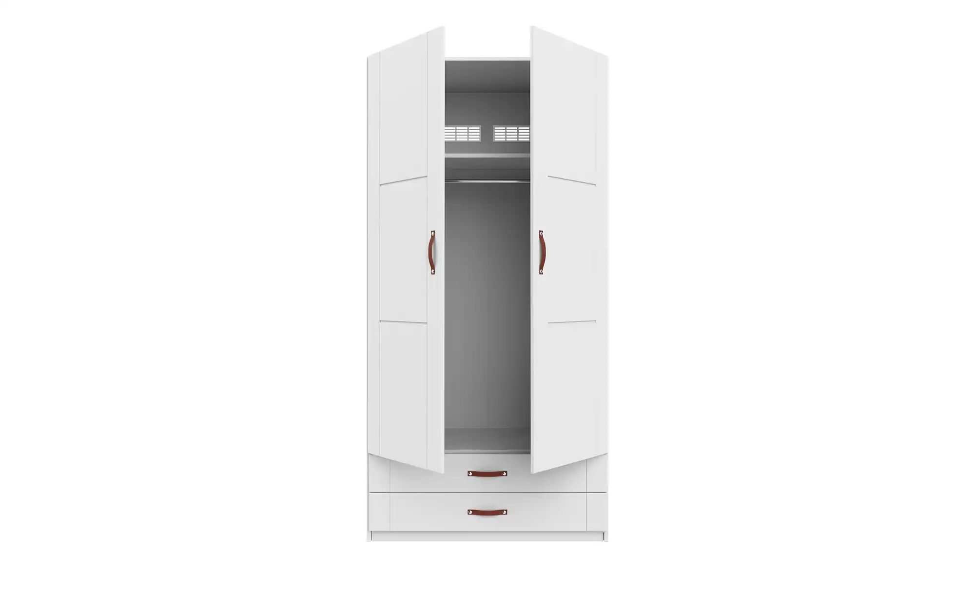 Thumbnail - Lifetime Kleiderschrank 100 ¦ weiß ¦ Maße (cm): B: 100 H: 201,5 T: 53.0 Schränke > Kleiderschränke > Drehtürenschränke ...